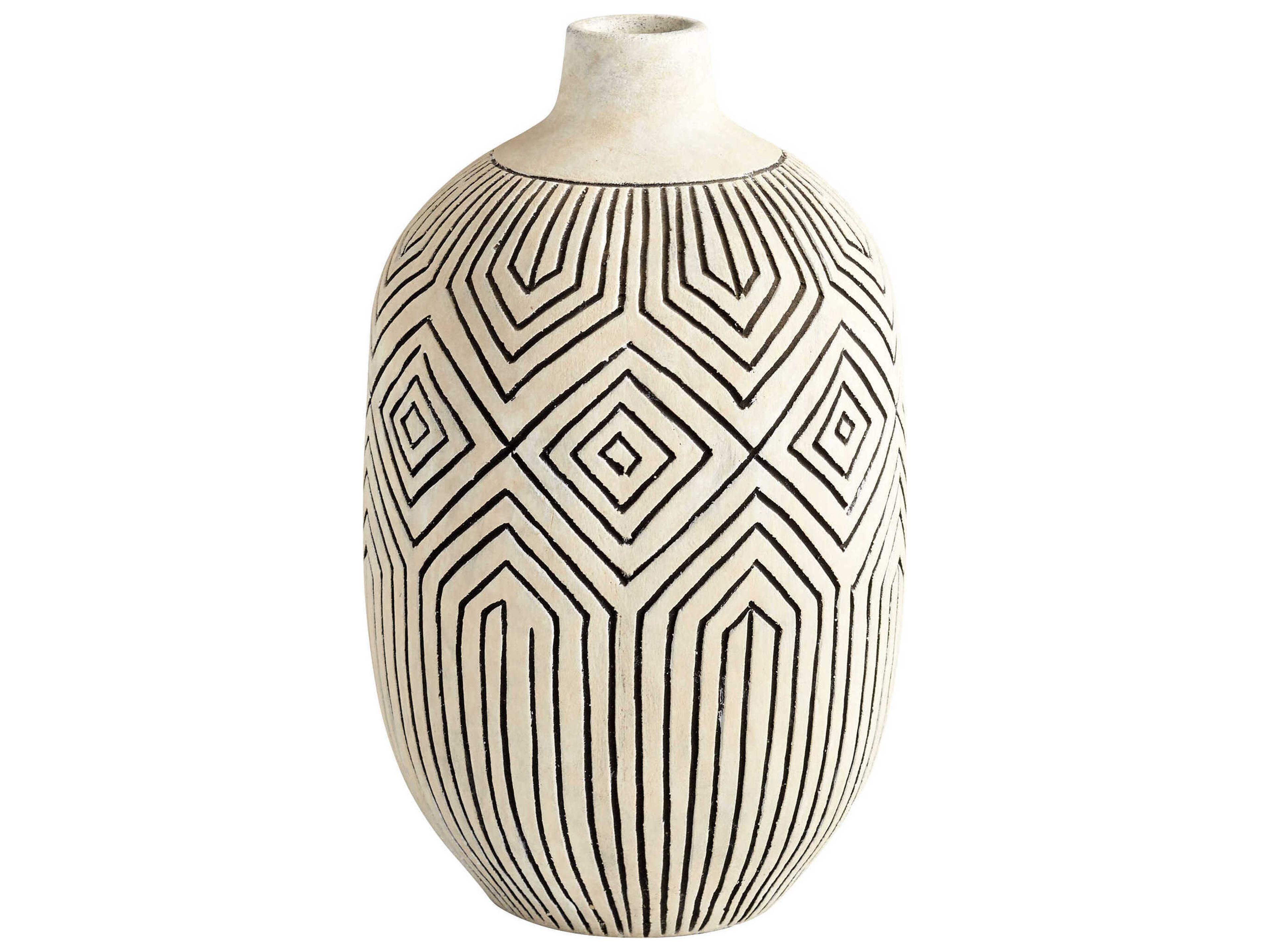 Cyan Design Light Labyrinth White Vase