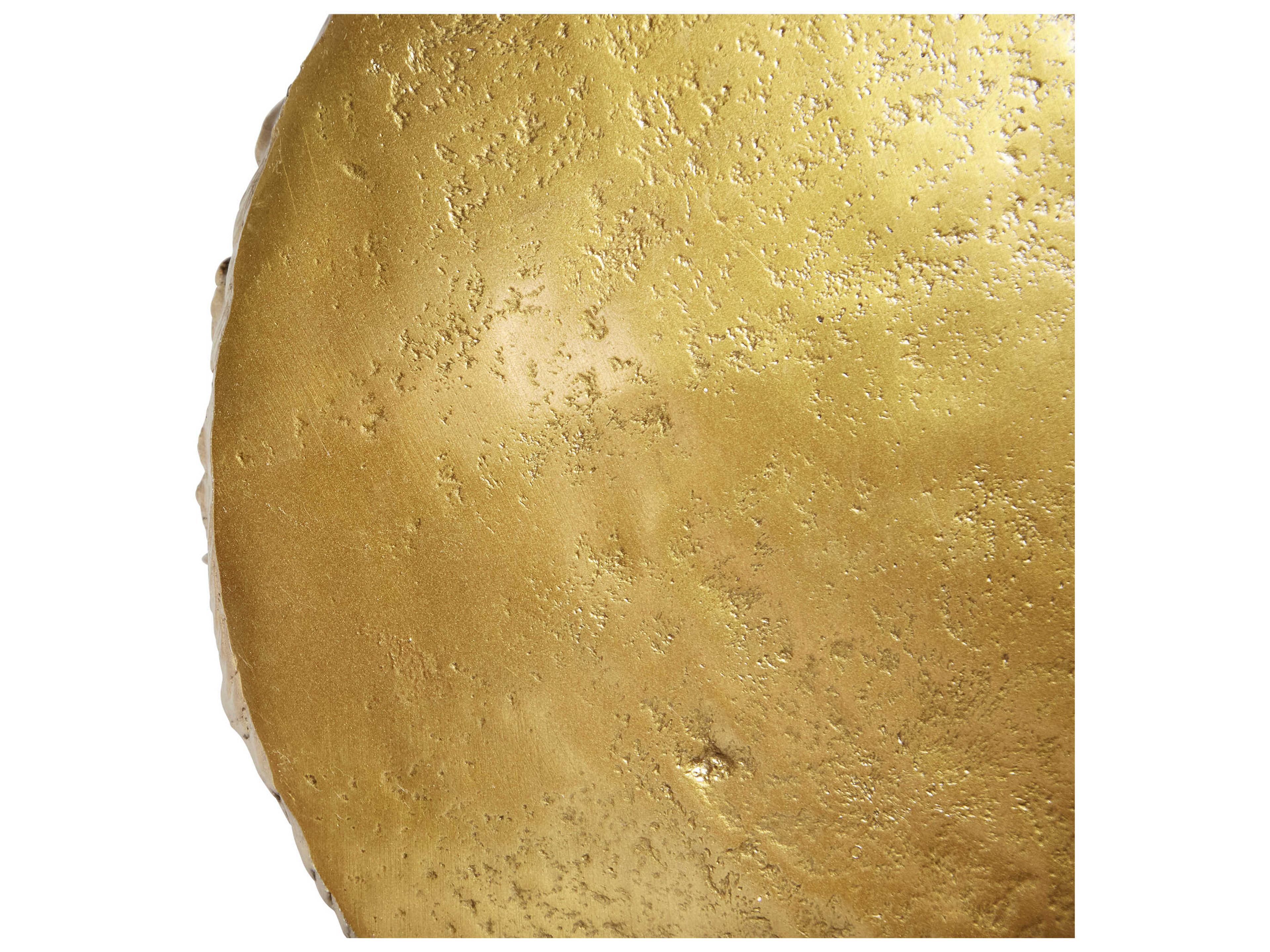 Cyan Design Round Metal Gold End Table