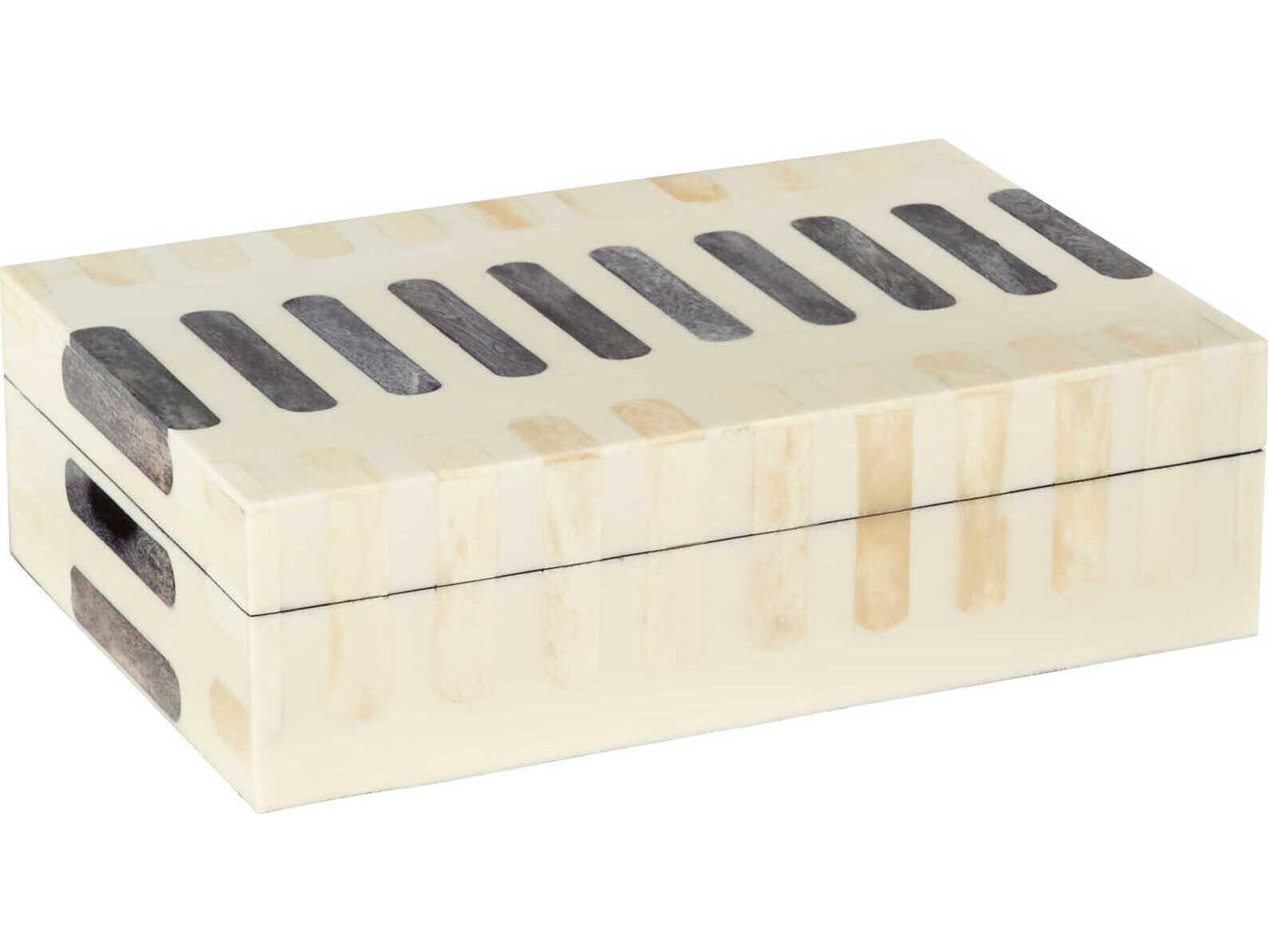 Manscala Grey / Ivory 12" Container