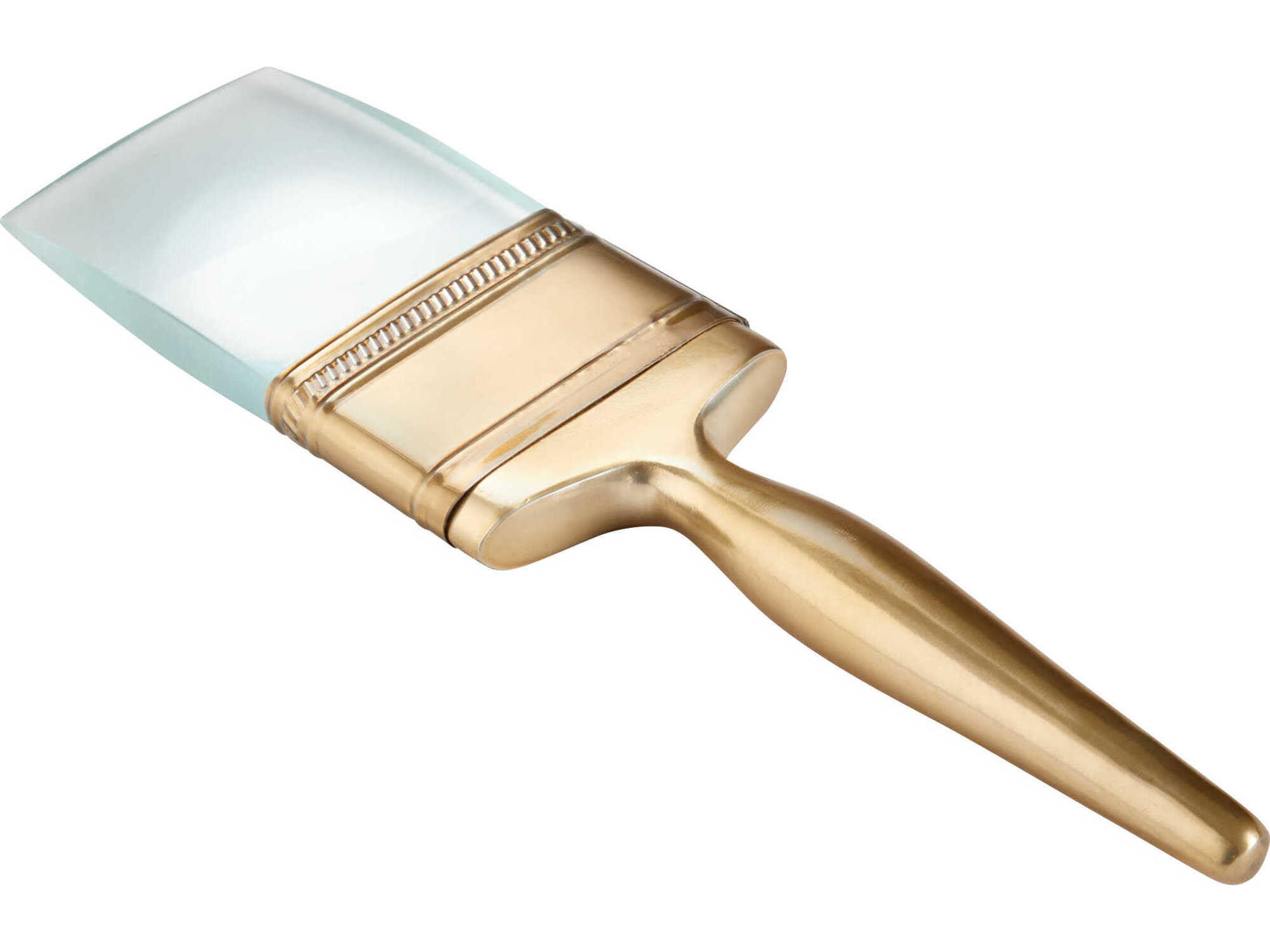 Cyan Design Brush Gold Decorative Accent