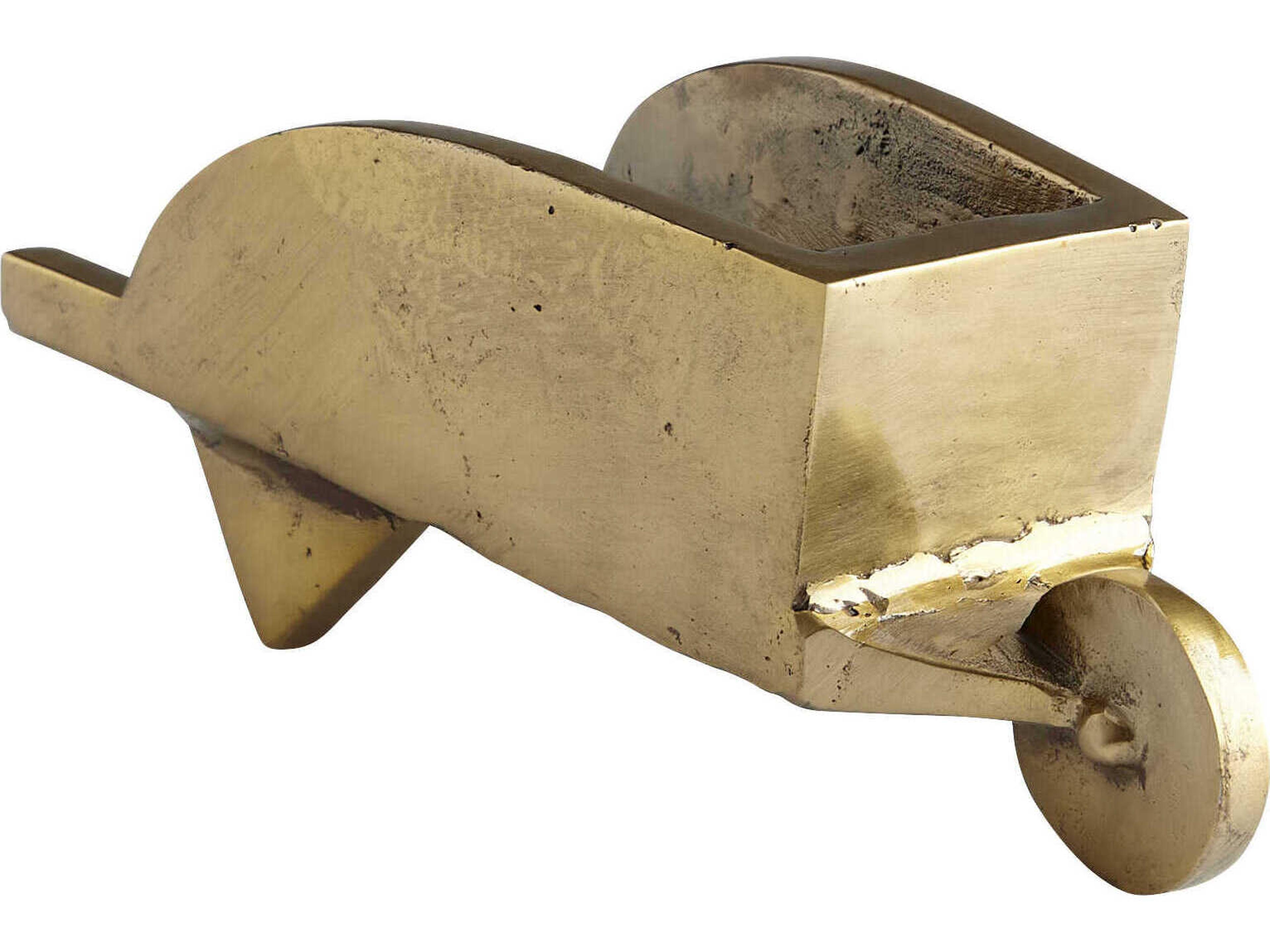 Cyan Design Wheelbarrow Aged Brass Token