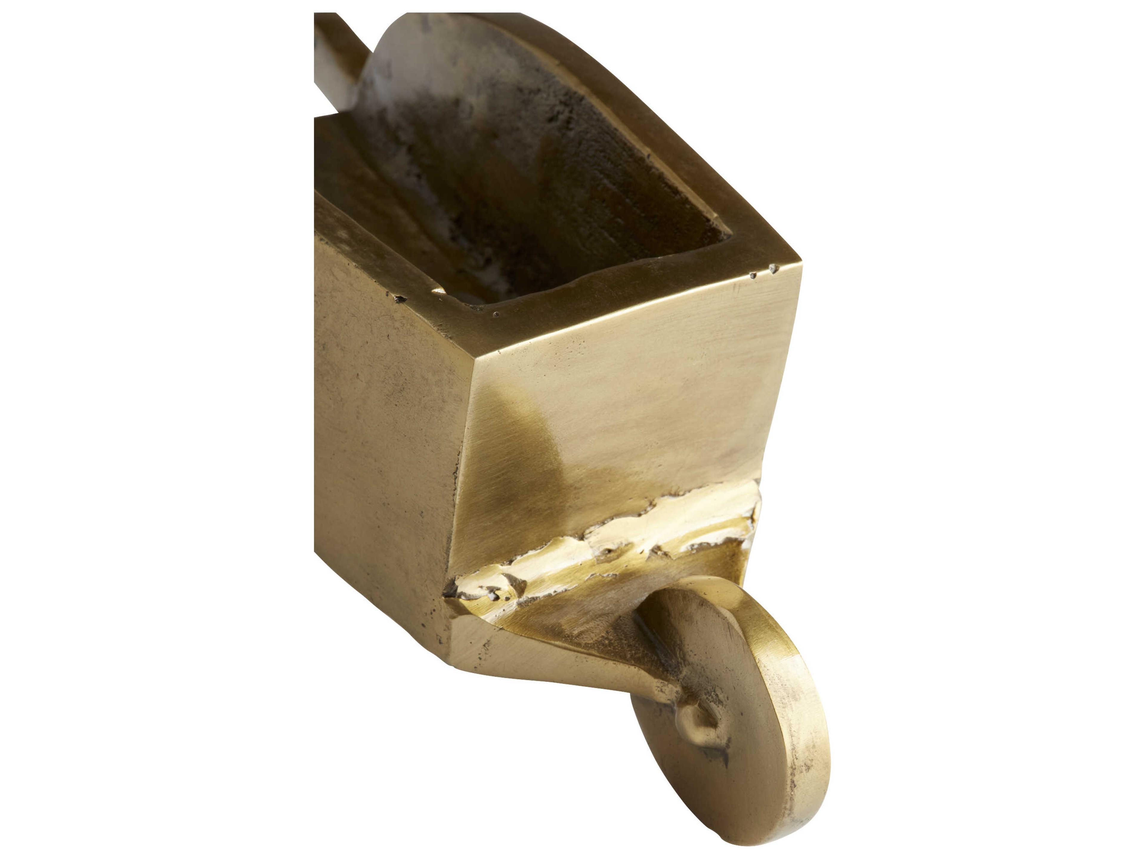 Cyan Design Wheelbarrow Aged Brass Token