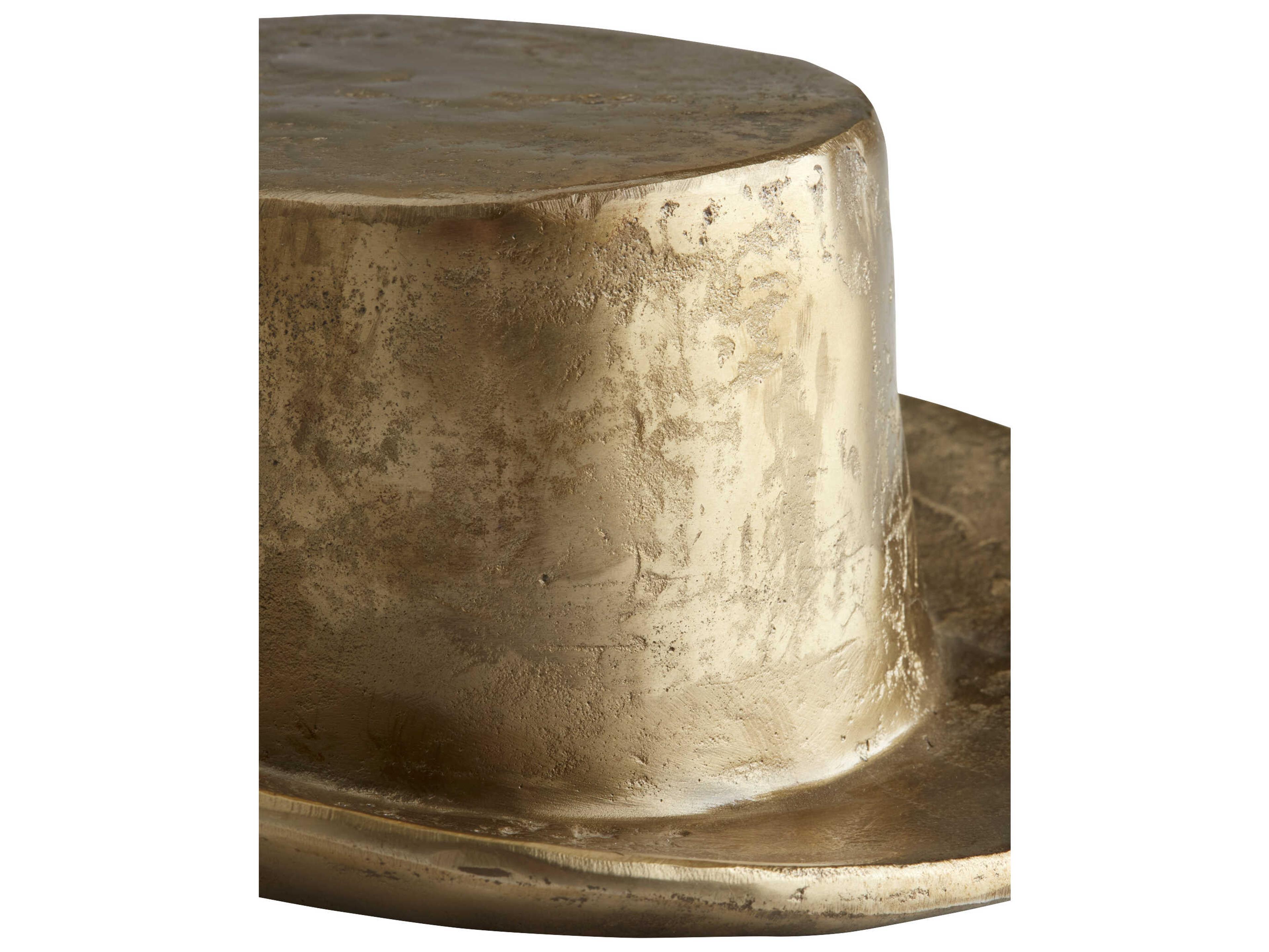 Cyan Design Hat Aged Brass Token