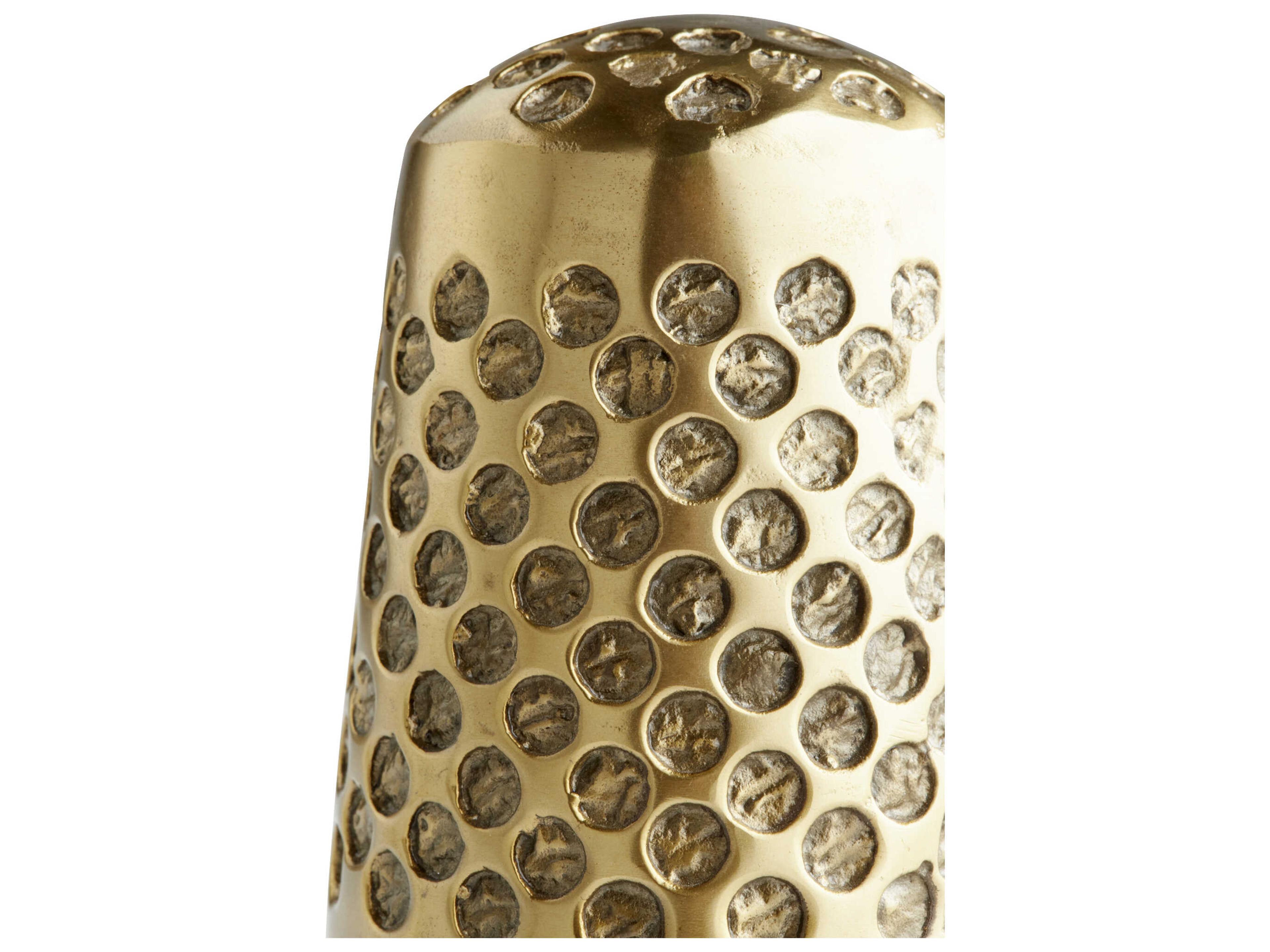 Cyan Design Sewing Thimble Aged Brass Token