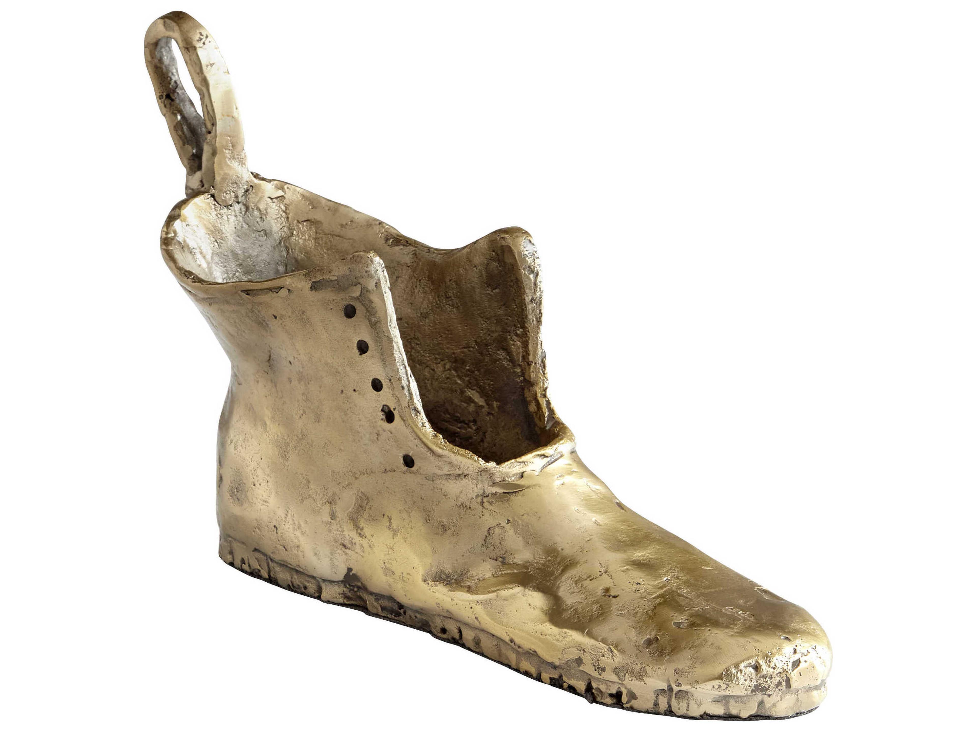 Cyan Design Shoe Aged Brass Token