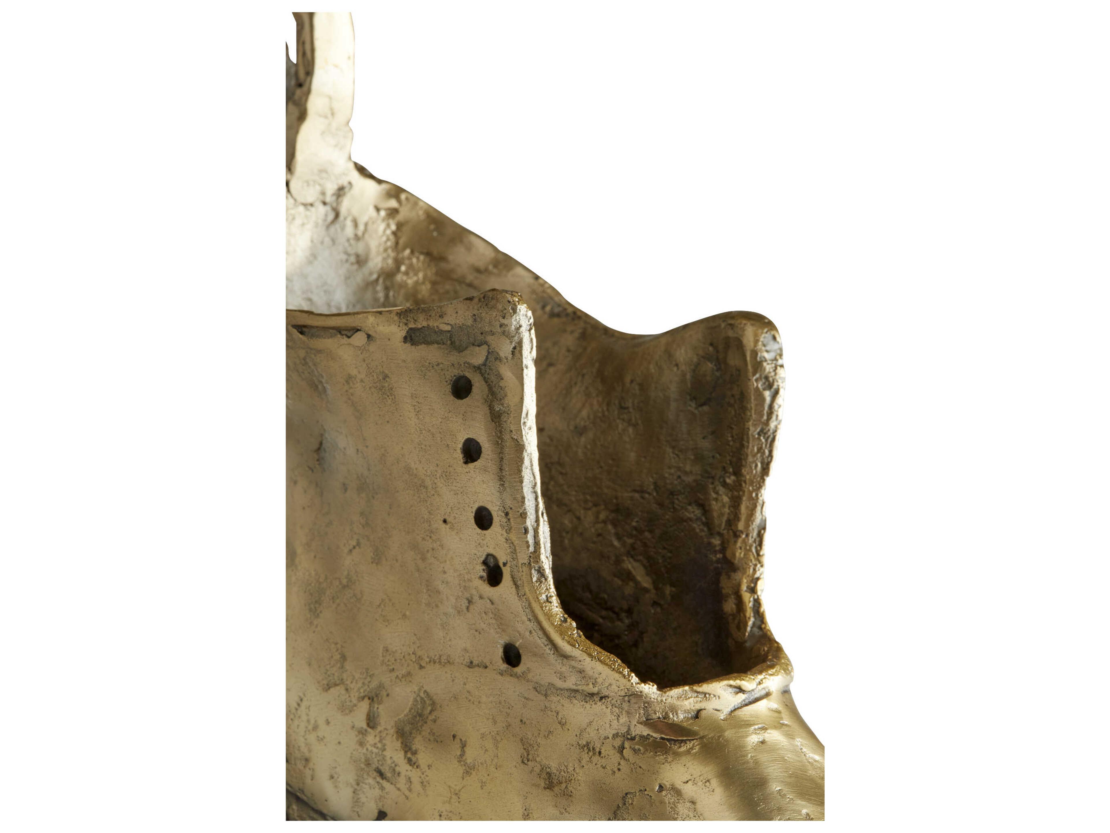 Cyan Design Shoe Aged Brass Token