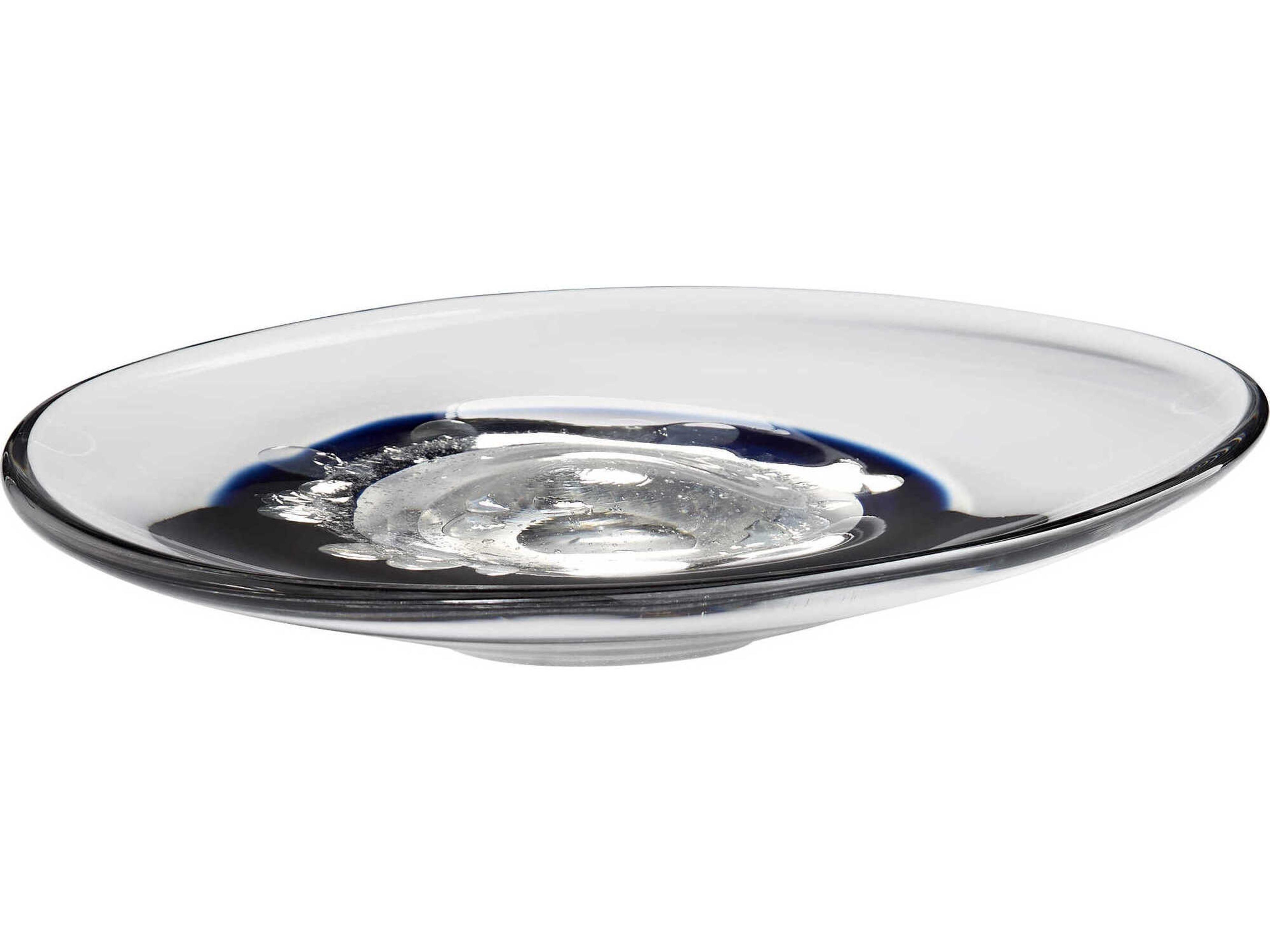 Silicone Nova Clear / Cobalt Decorative Plate