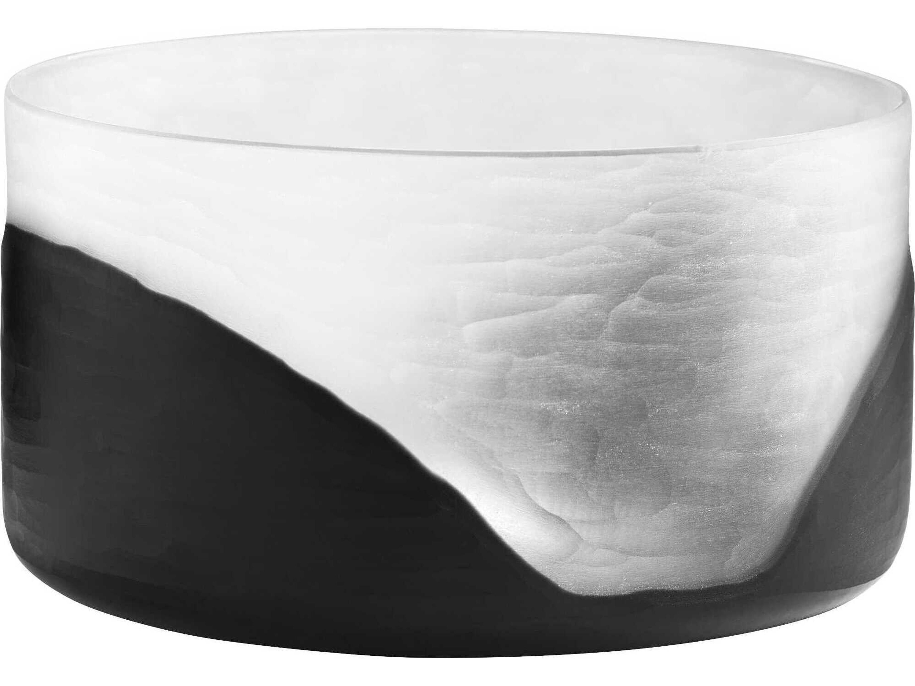 Ominous Clear / Black Decorative Bowl