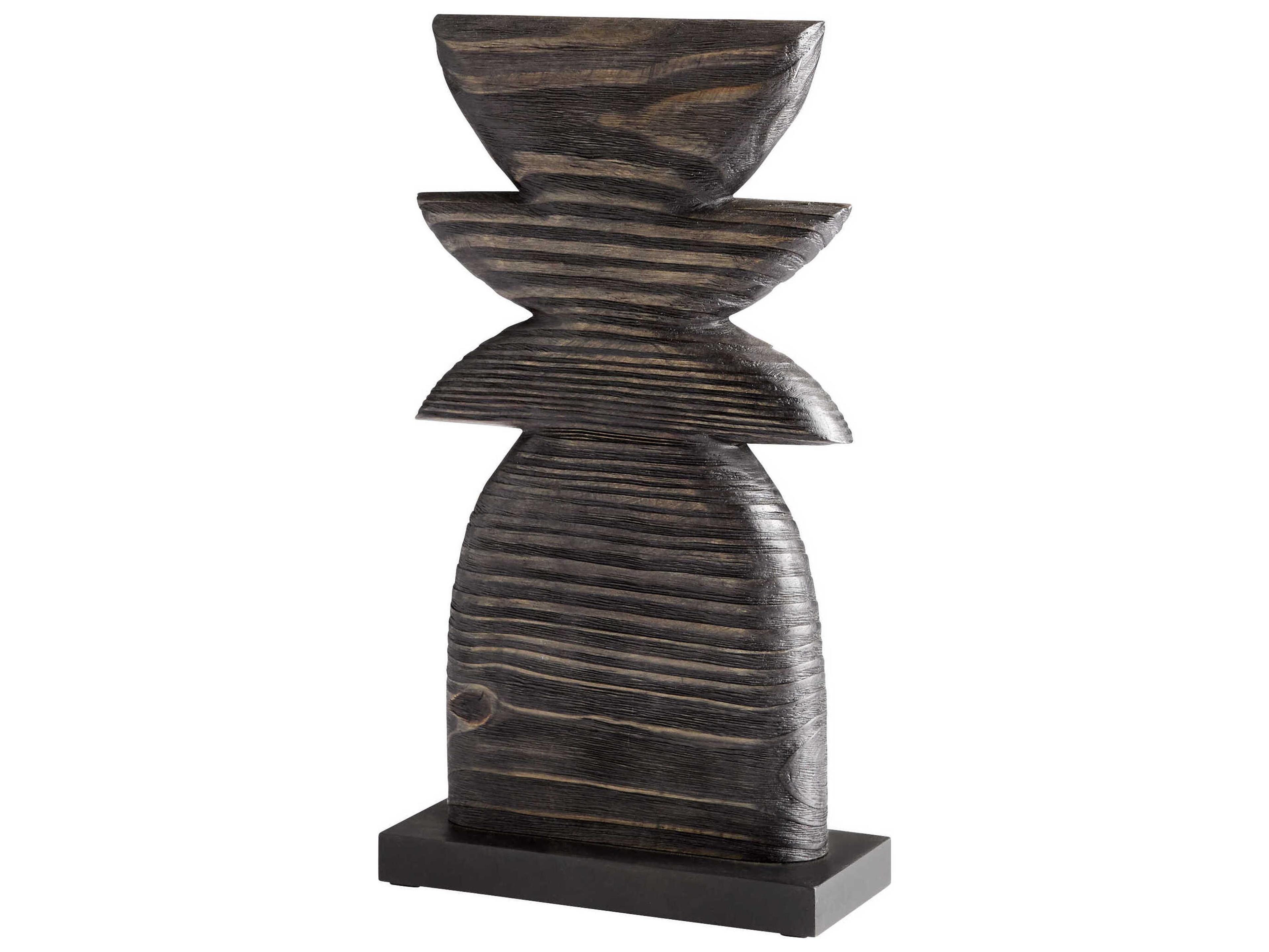 Cyan Design Dark Crescent Black Sculpture