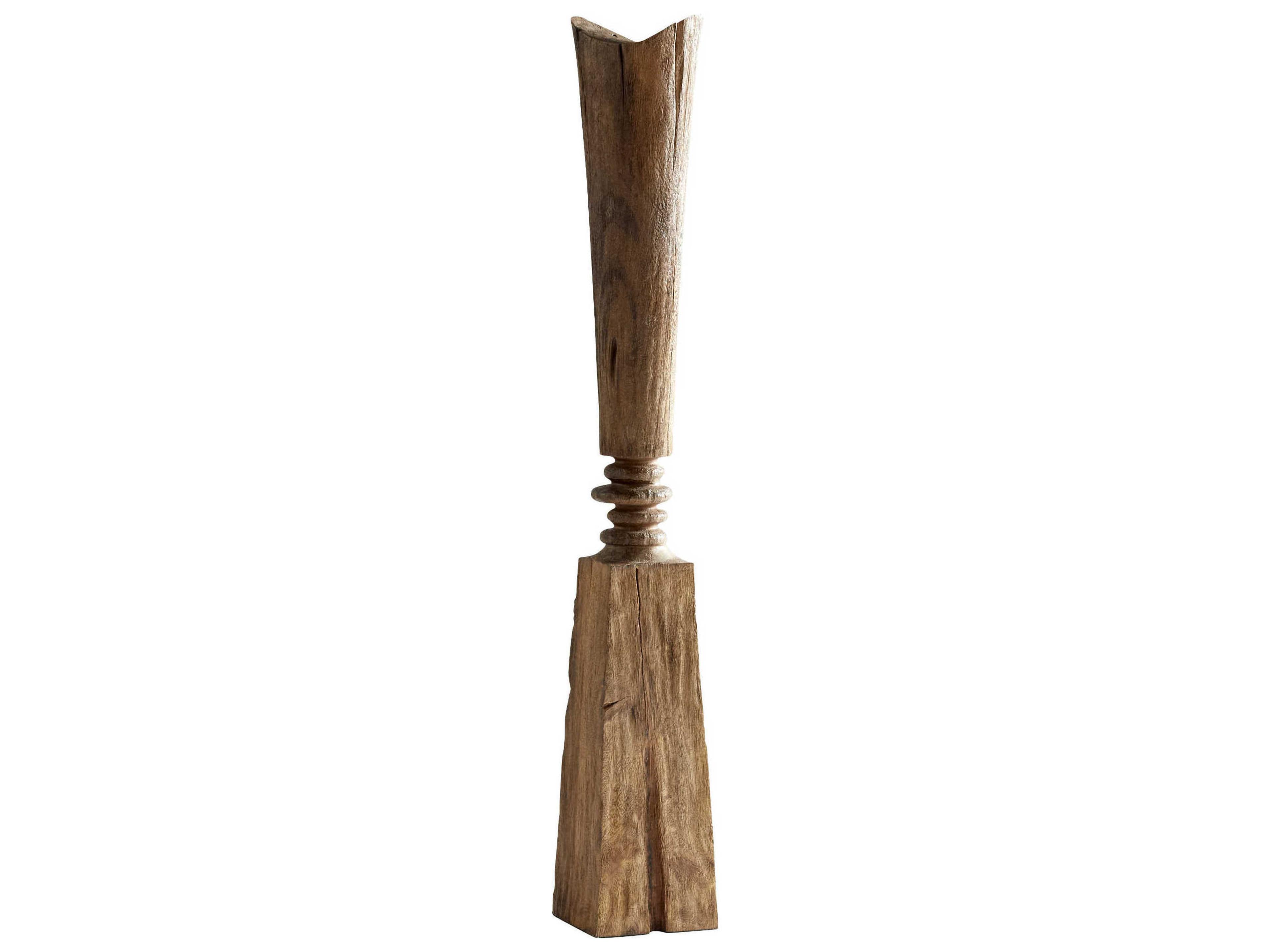 Balance Pecan 54" High Sculpture