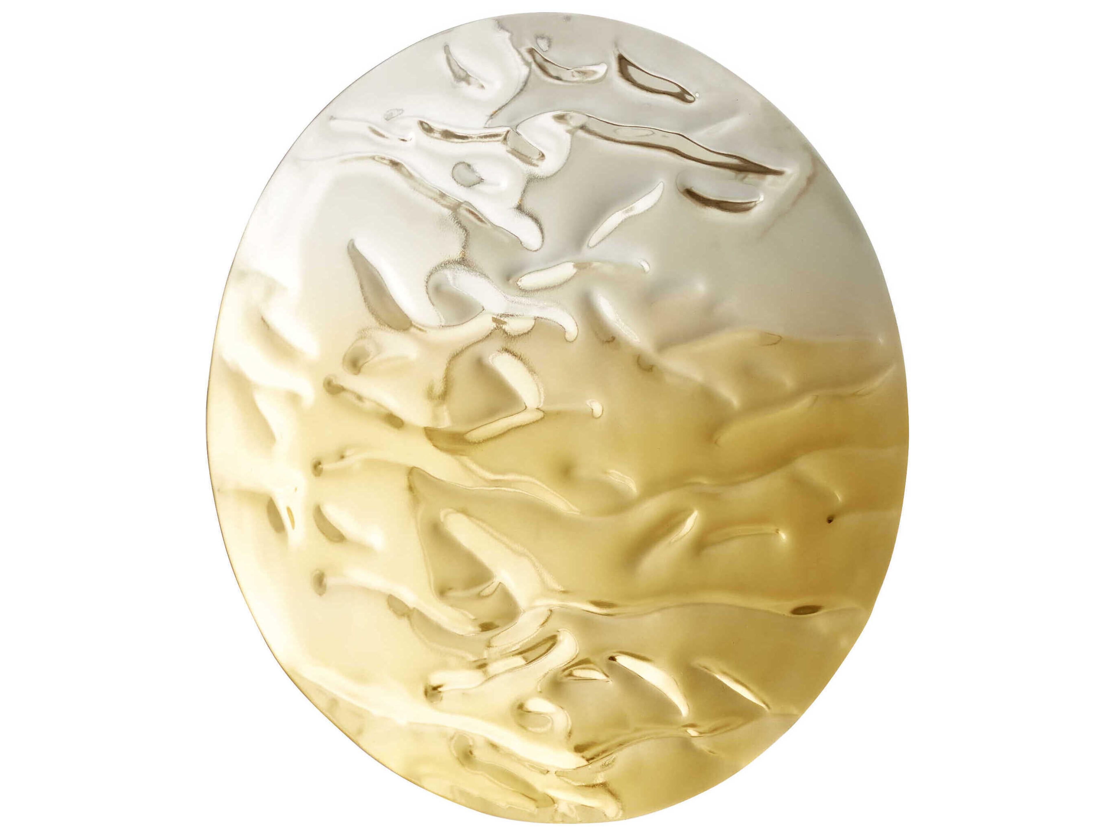 Cyan Design Ripple Silver / Gold 16" Metal Wall Art