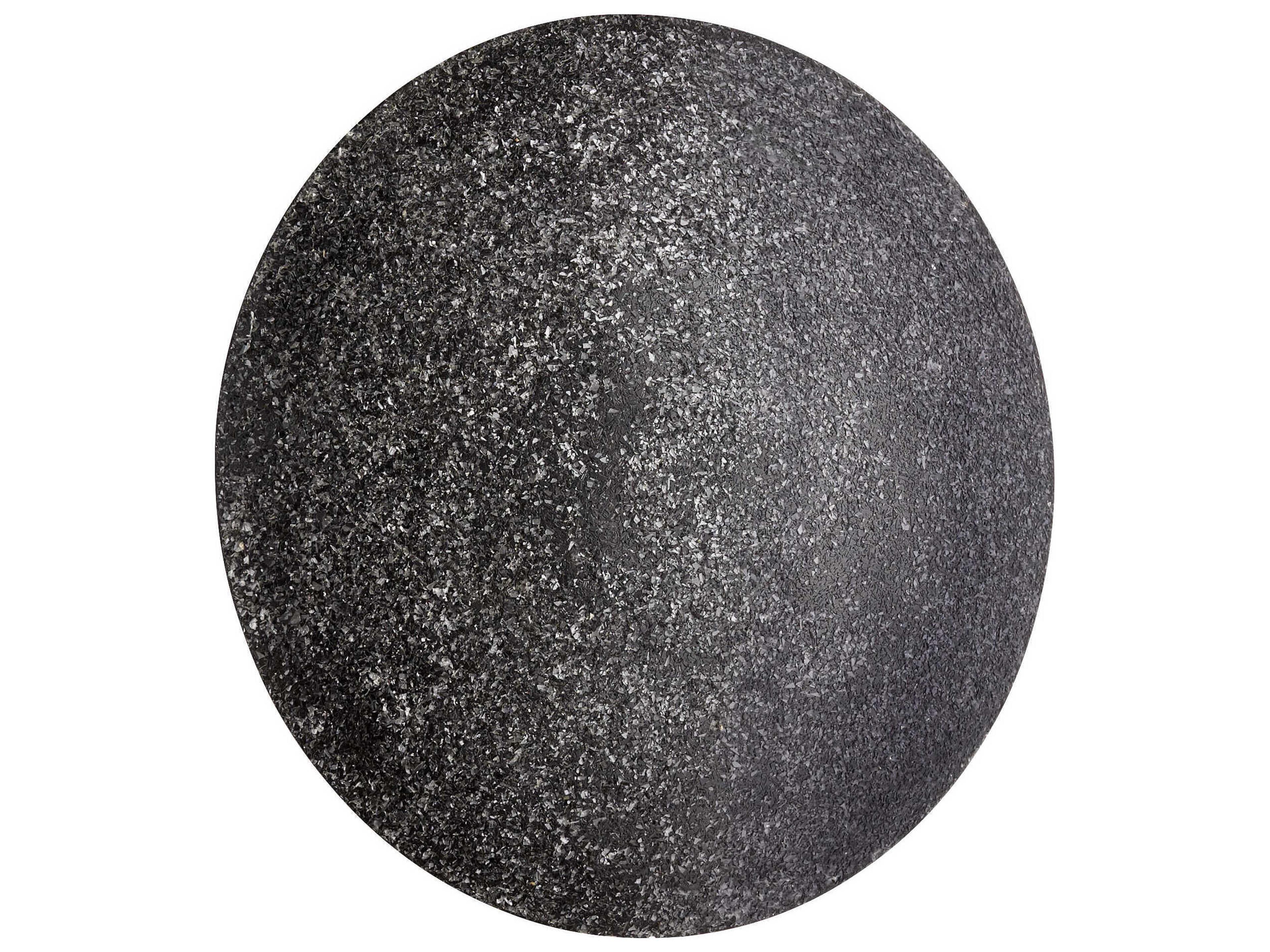 Multiverse Black 16" Metal Wall Art