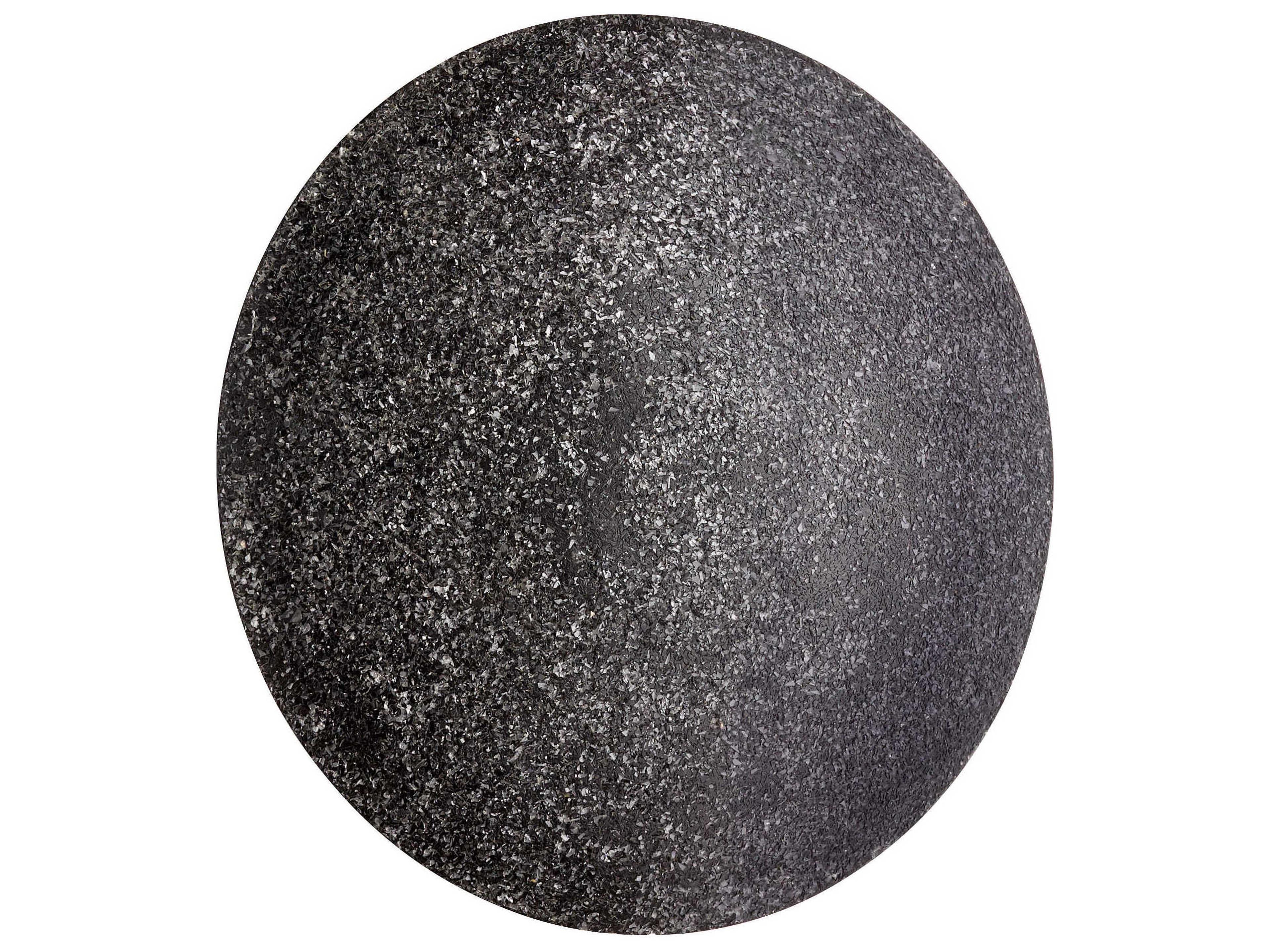 Multiverse Black 24" Metal Wall Art