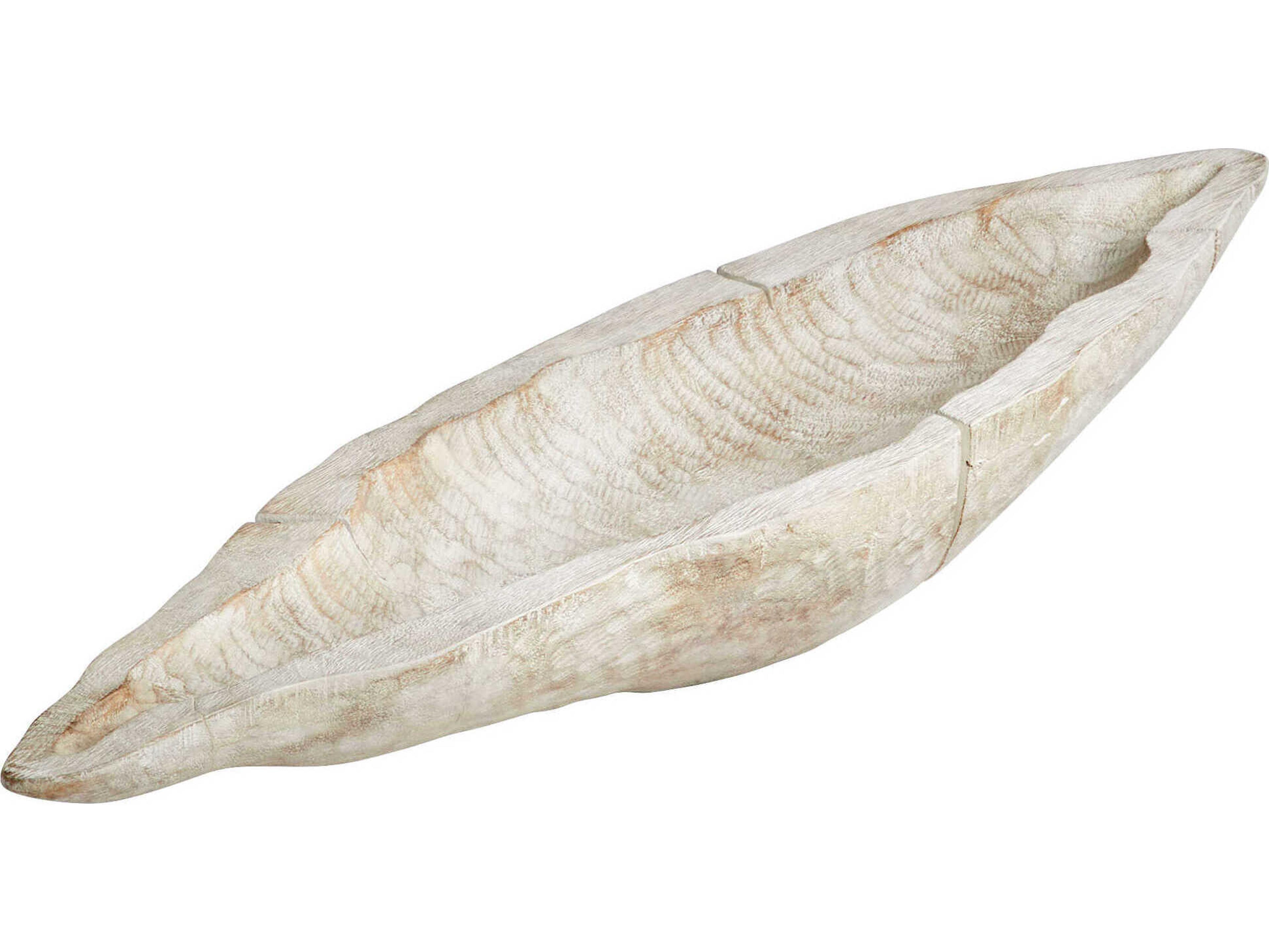 Cyan Design Navarro Whitewashed 40" Serving Tray