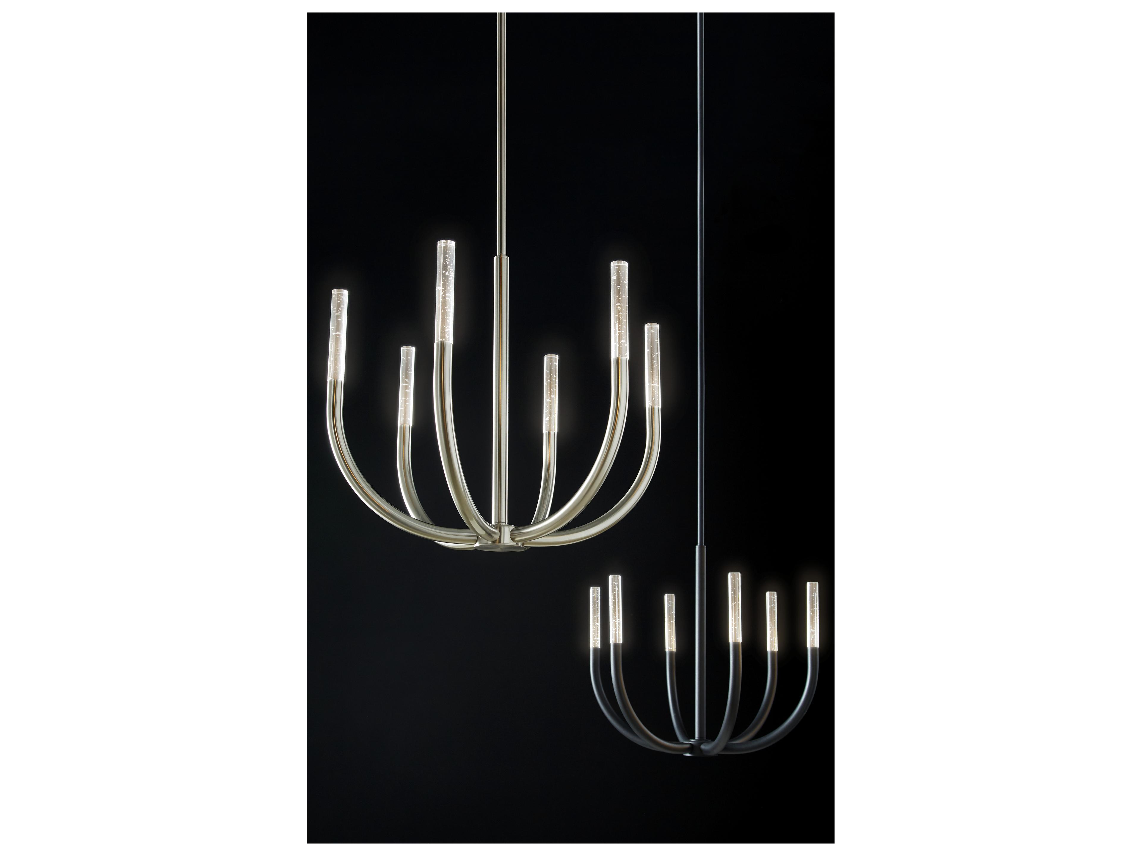 Cyan Design 6-Light Satin Nickel Candelabra Chandelier