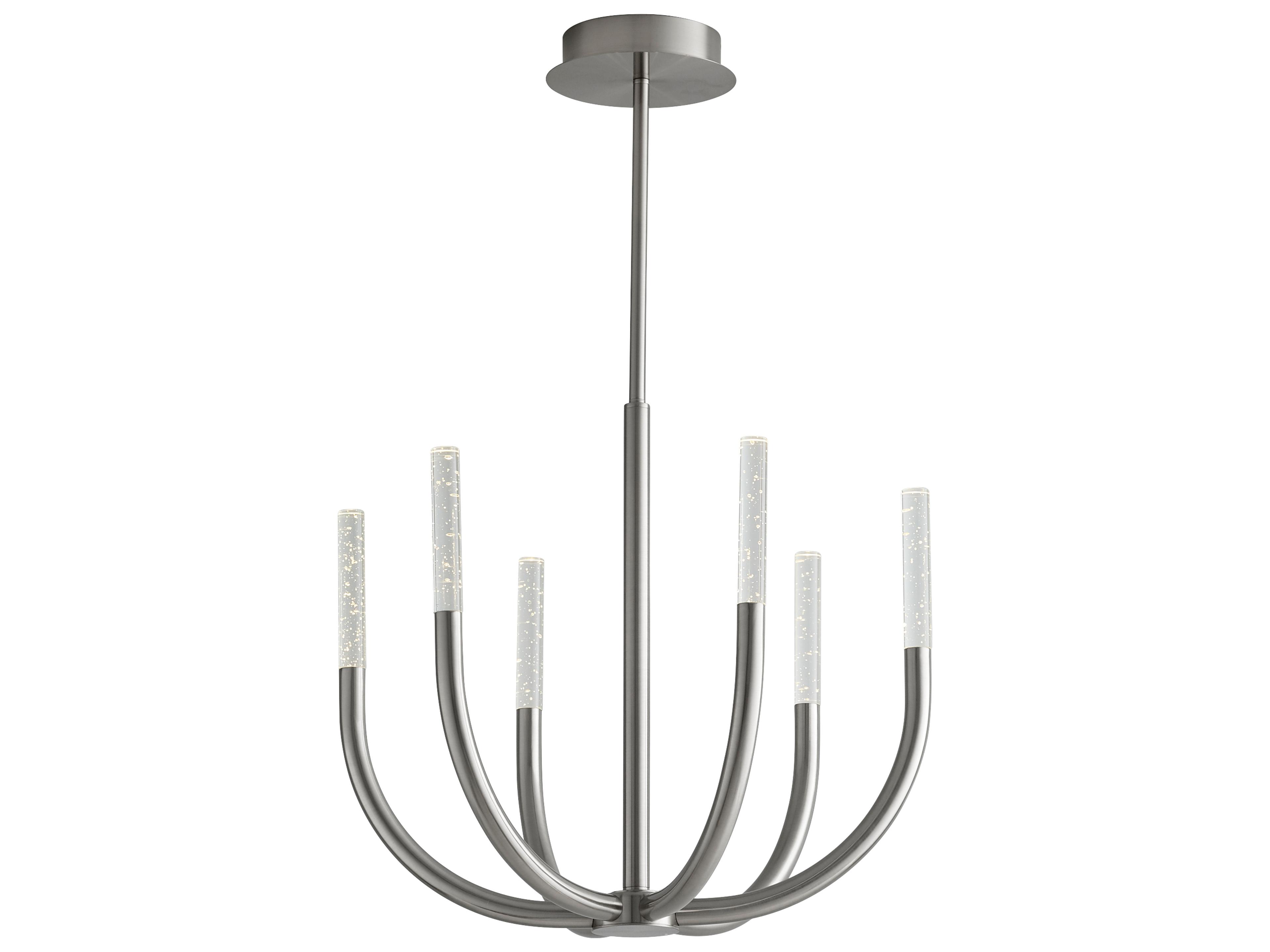 Cyan Design 6-Light Satin Nickel Candelabra Chandelier