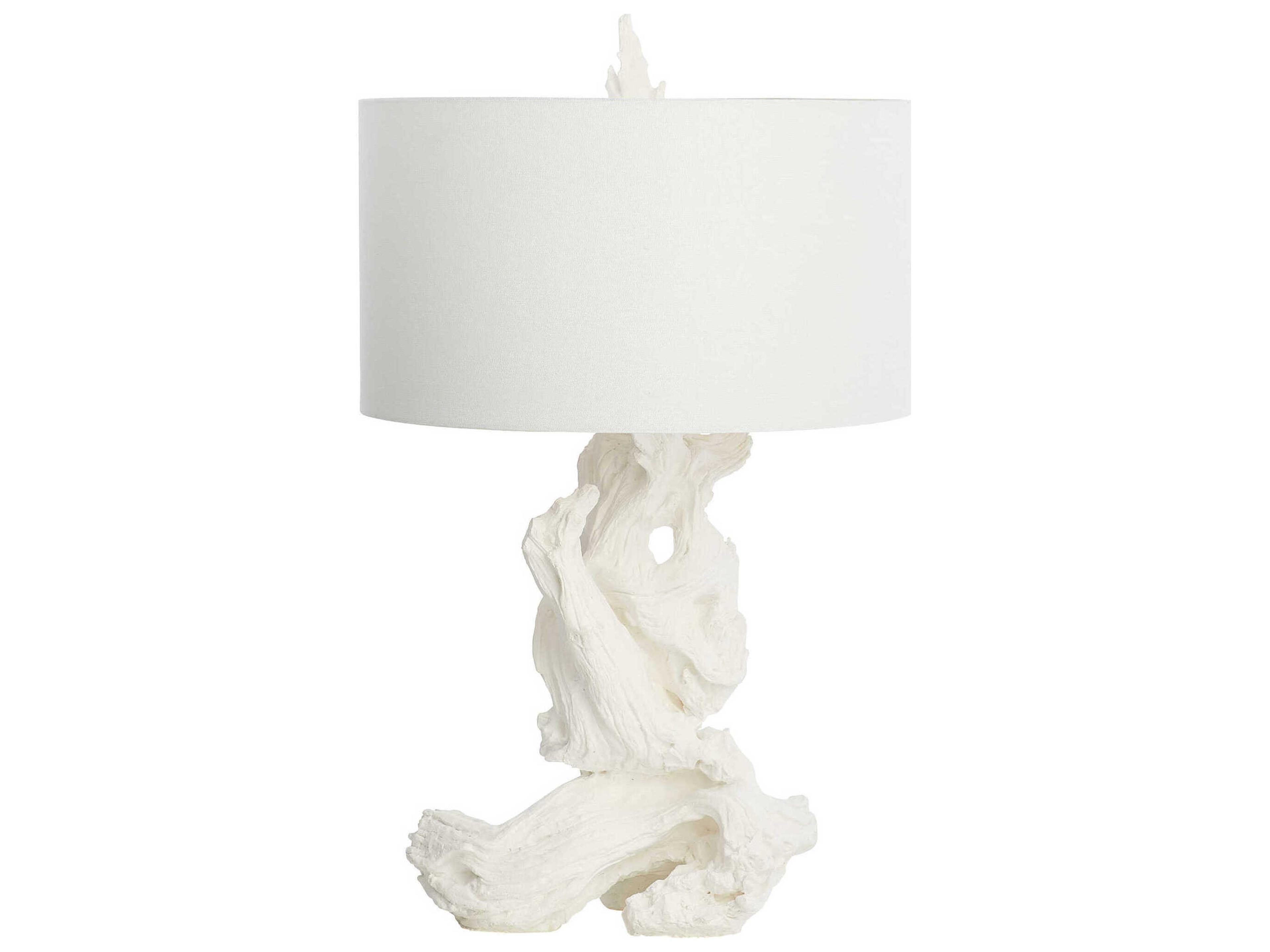 Driftwood White Buffet Lamp