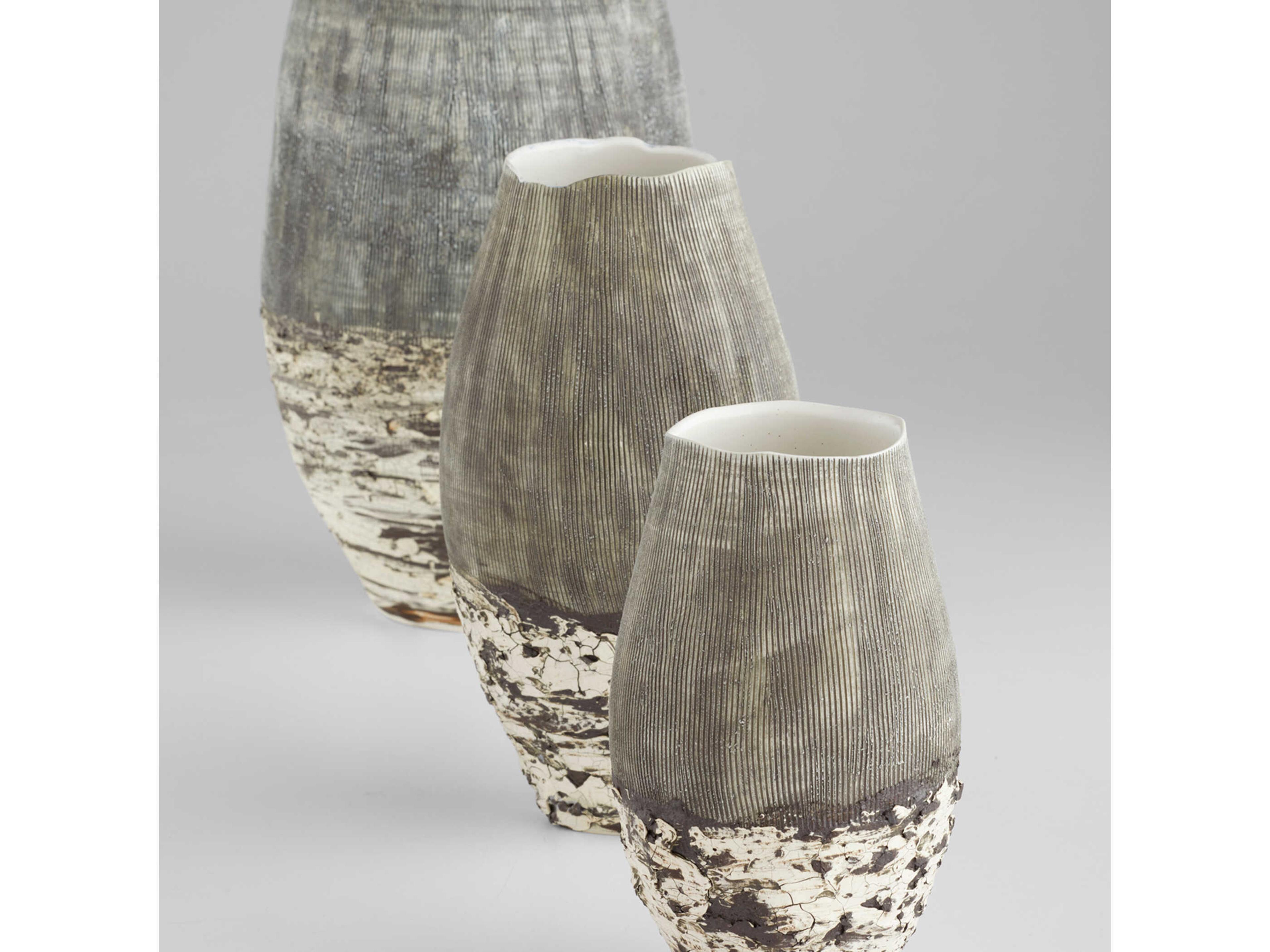 Cyan Design Off White Brown Calypso Vase