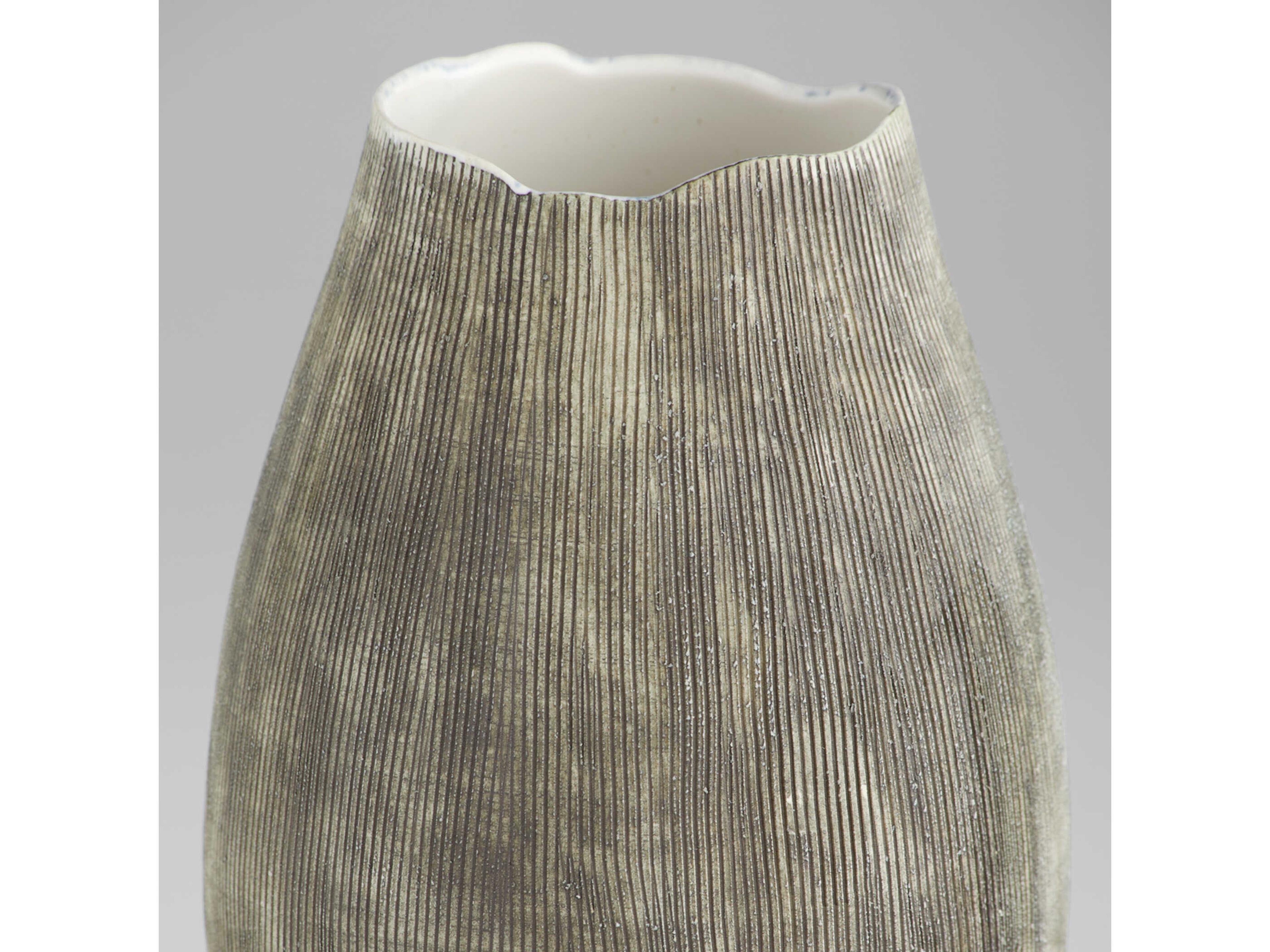 Cyan Design Off White Brown Calypso Vase