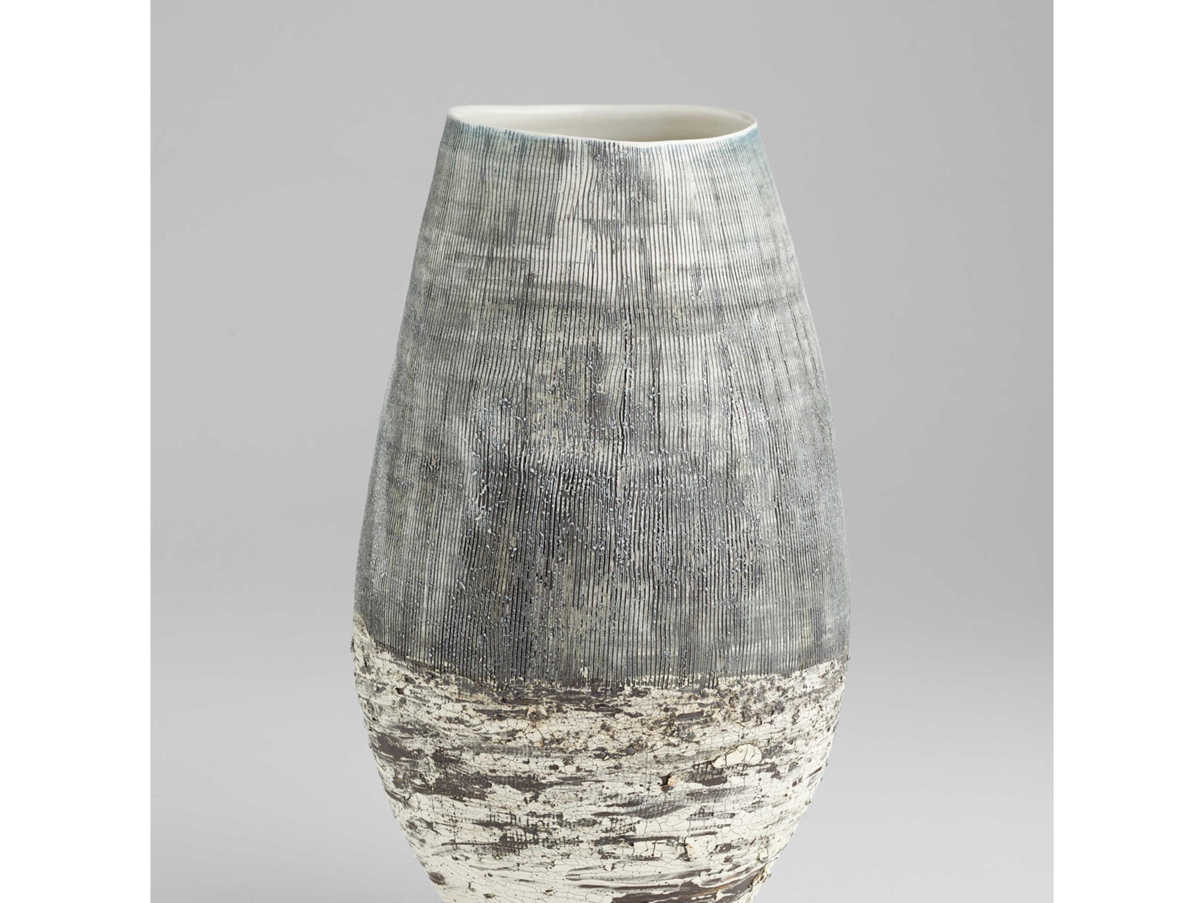 Cyan Design Off White Brown Calypso Vase