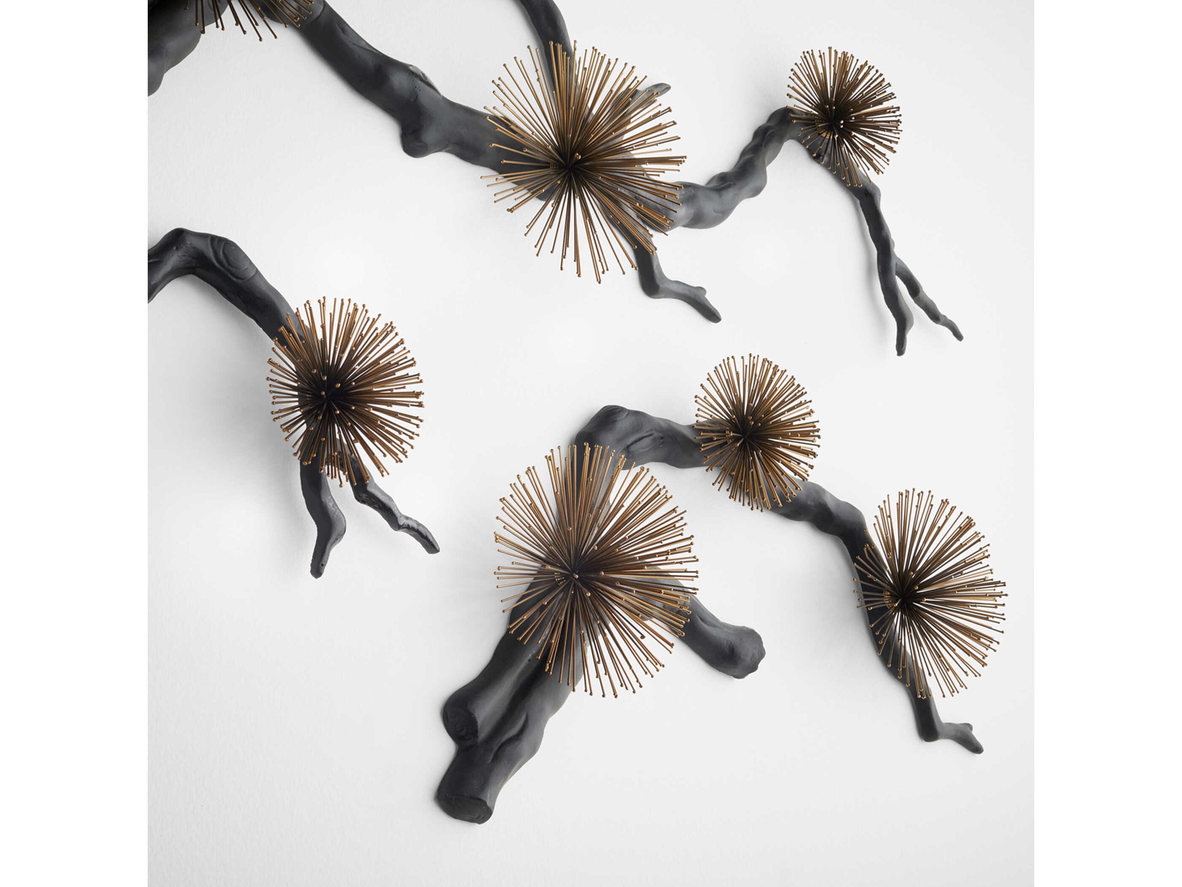 Cyan Design Ichiyo Black Gold Wall Decor