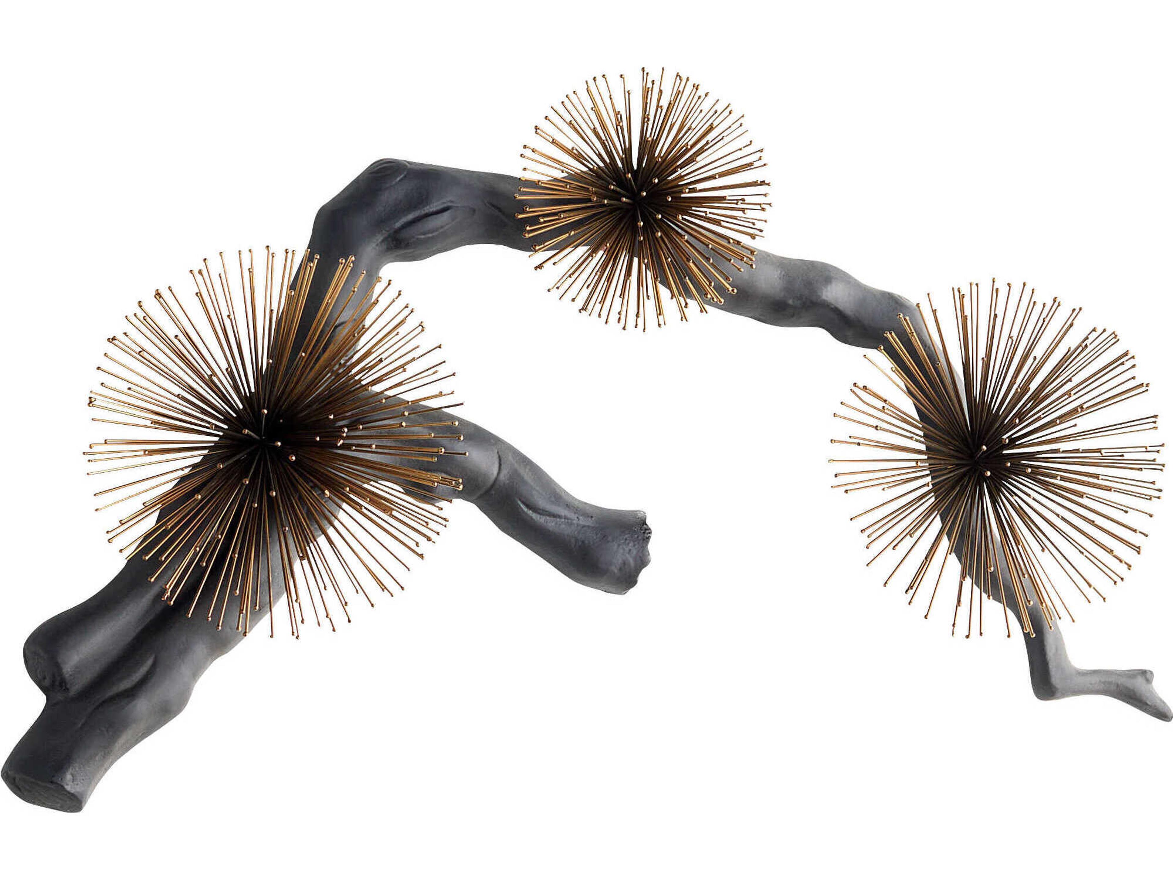 Ichiyo Black Gold Wall Decor