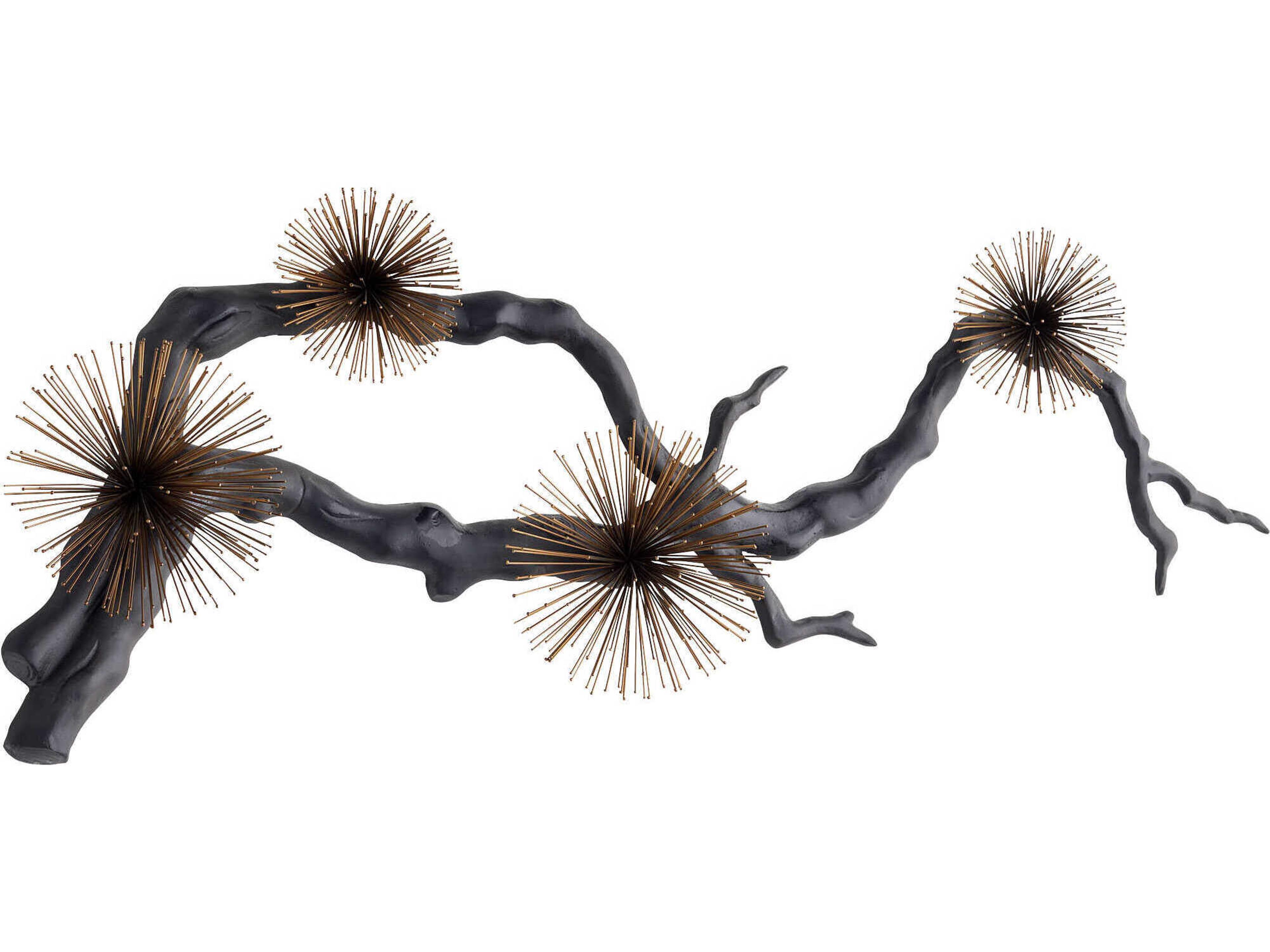 Ichiyo Black Gold Wall Decor