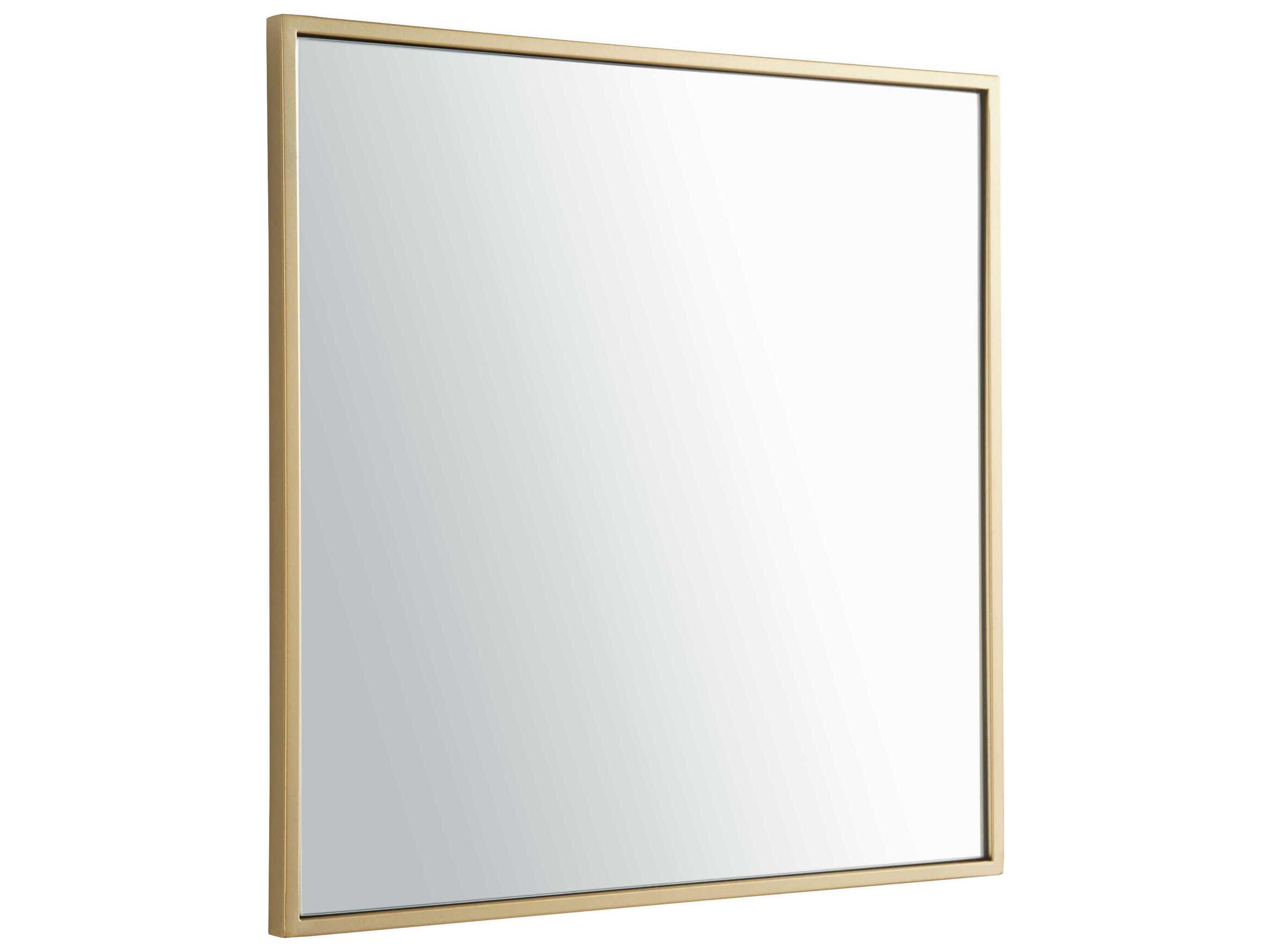 Gorgon Gold Square Wall Mirror