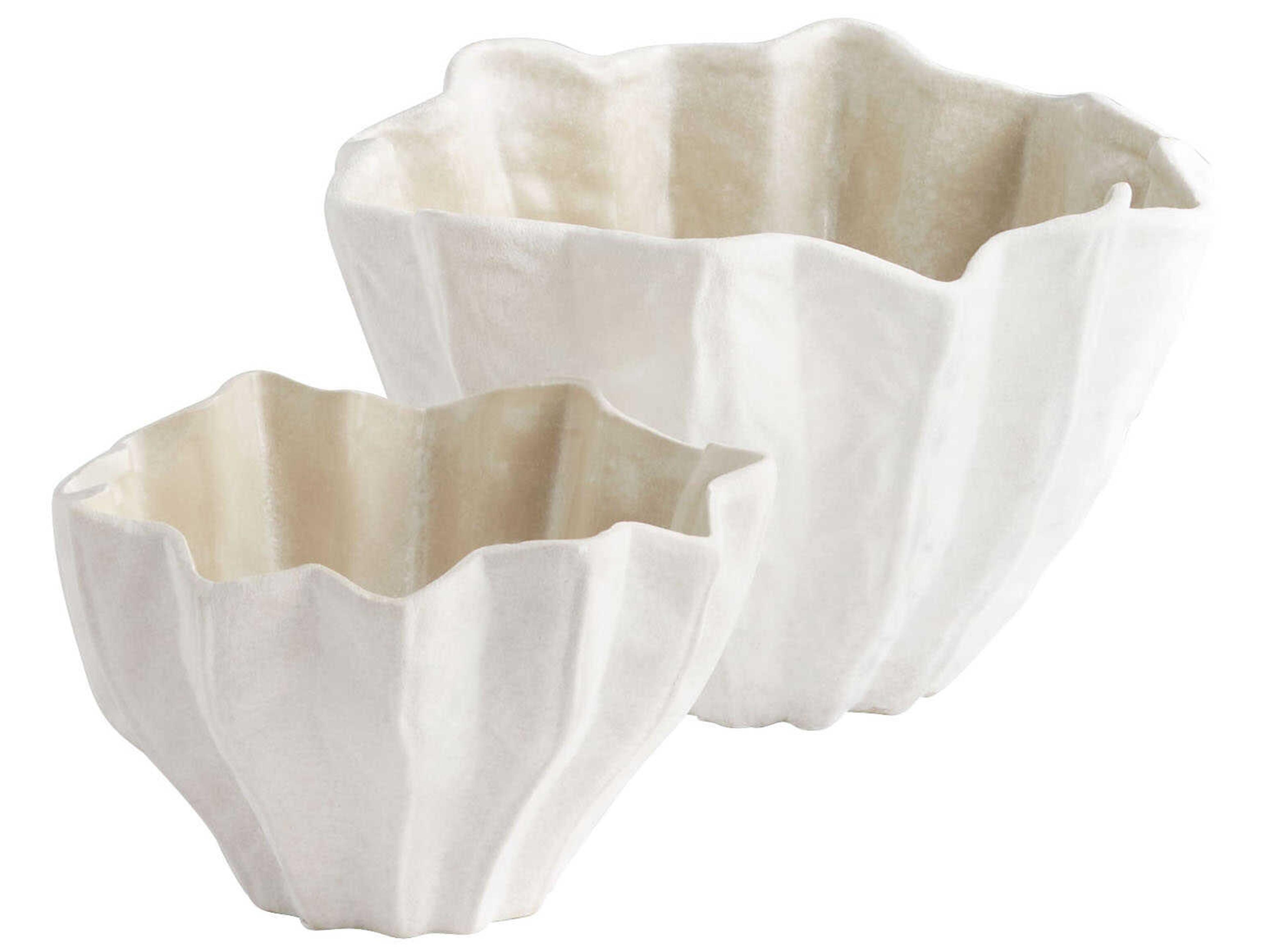 Cyan Design White Chloris Decorative Bowl