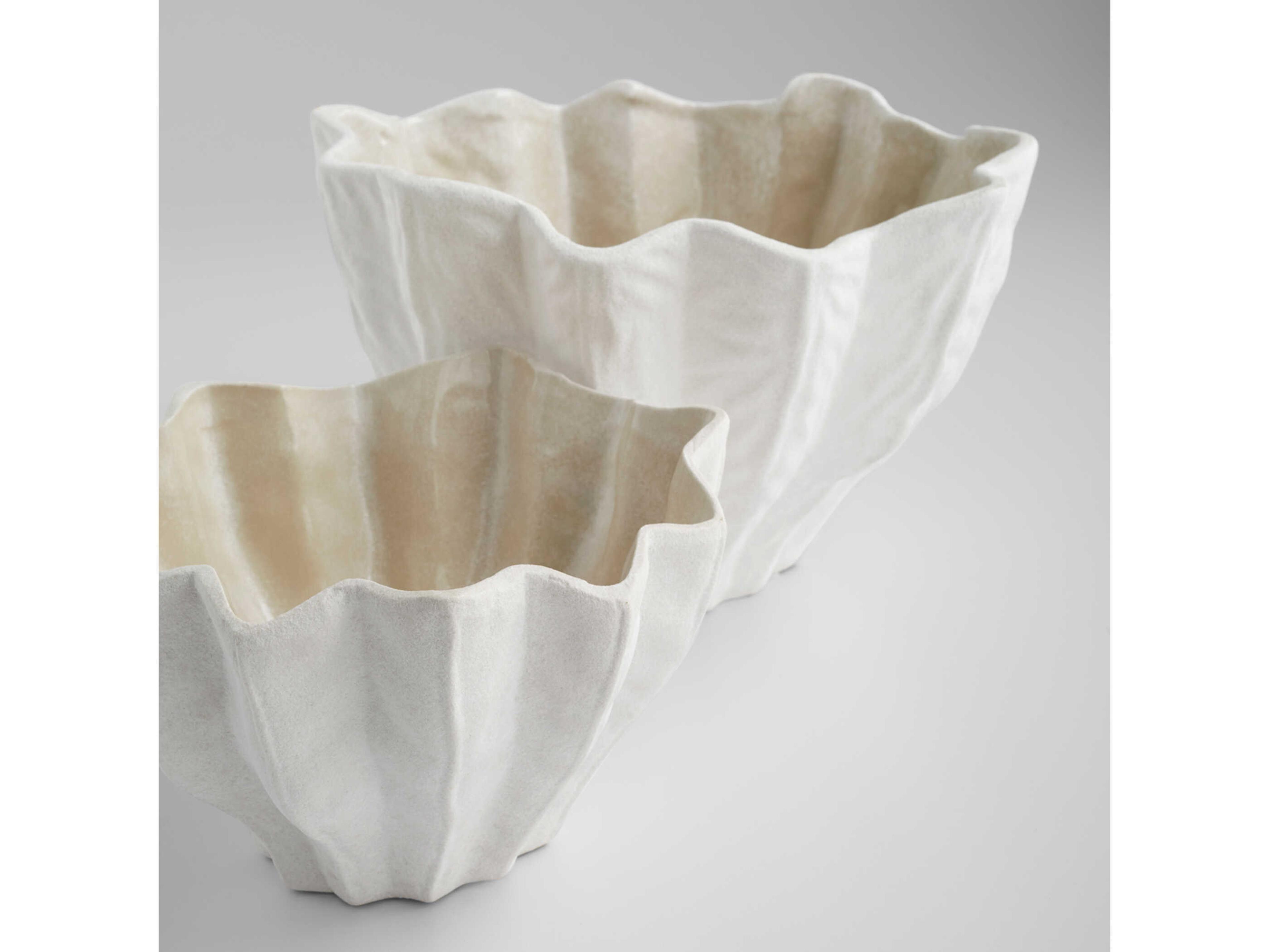 Cyan Design White Chloris Decorative Bowl