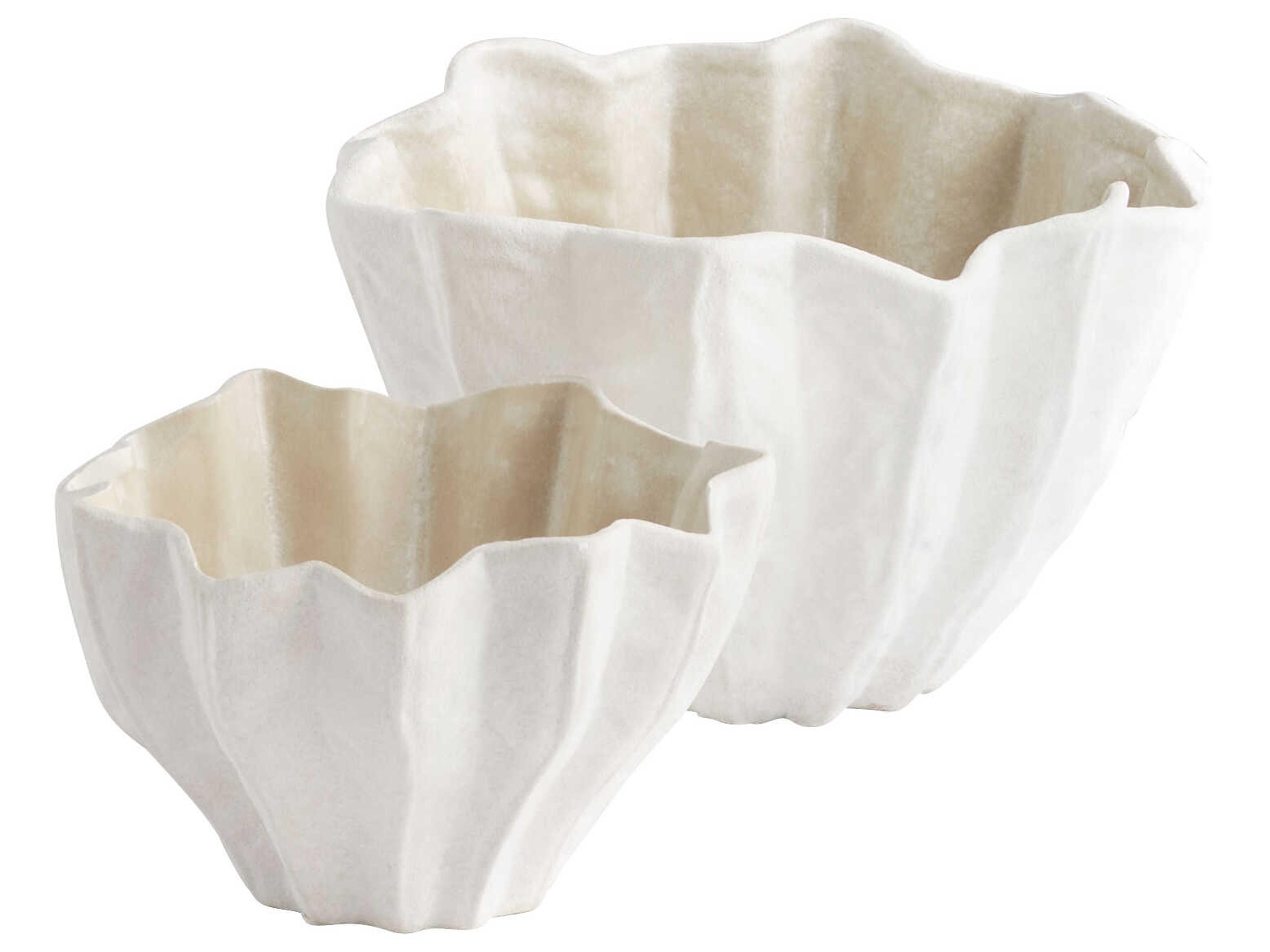 Cyan Design White Chloris Decorative Bowl