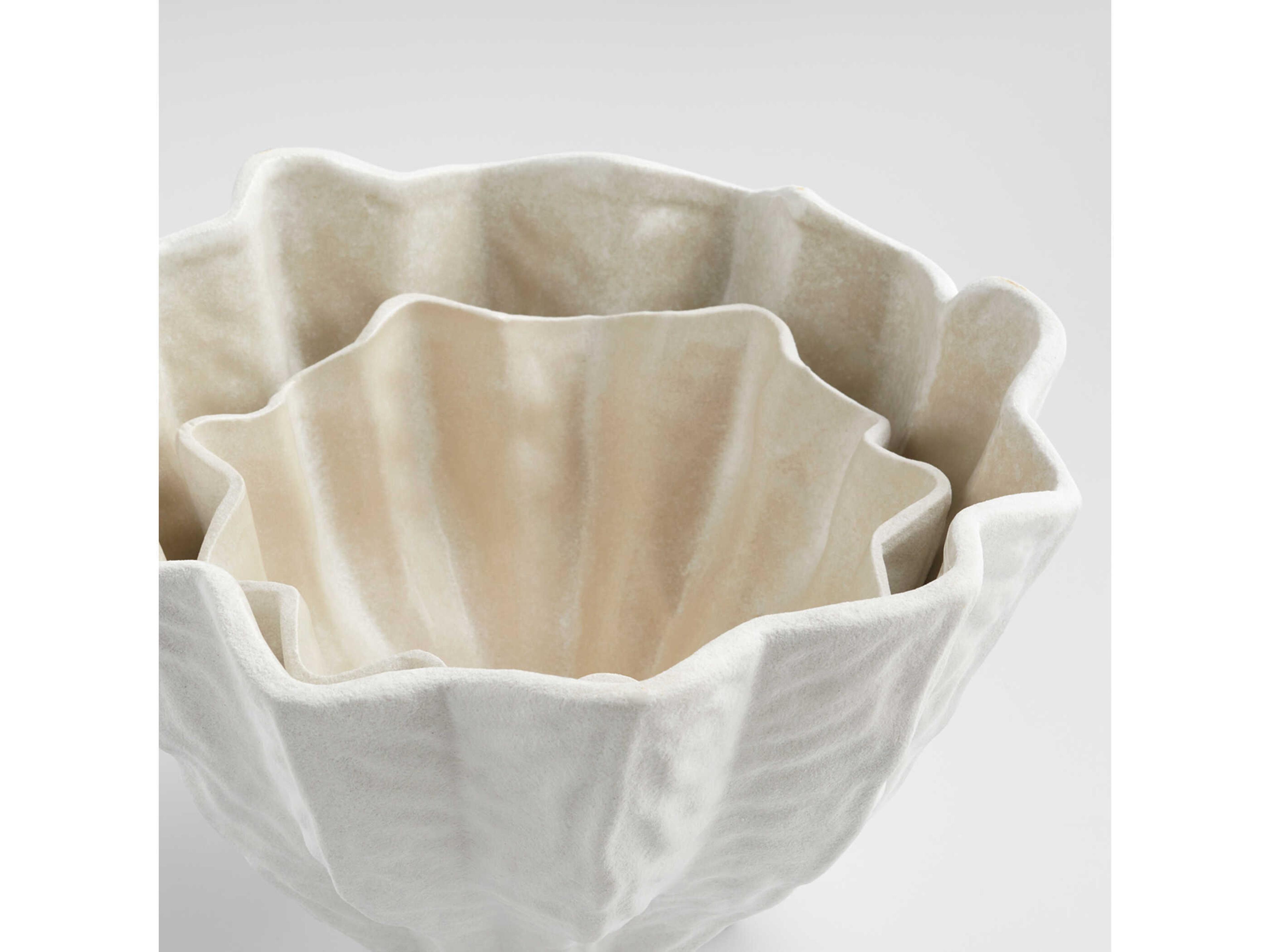 Cyan Design White Chloris Decorative Bowl