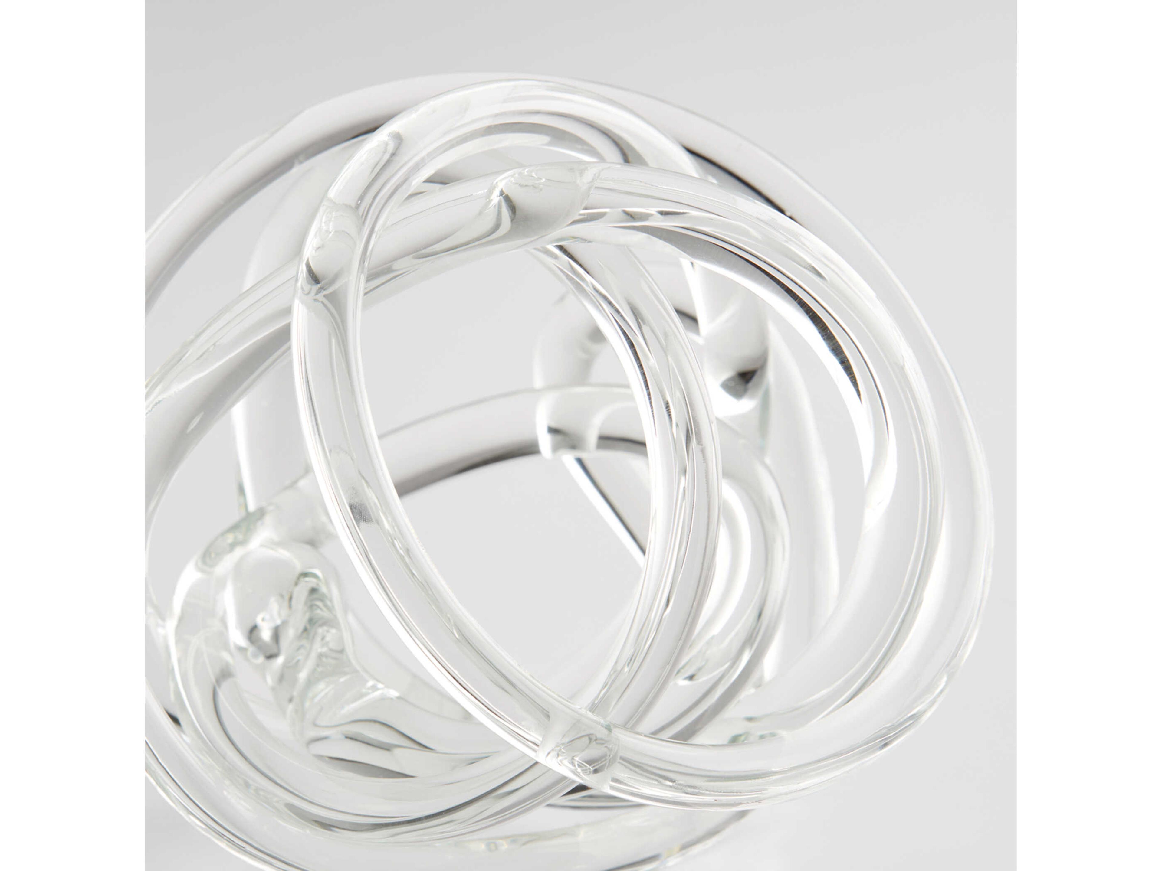 Cyan Design Clear Knotty Sphere