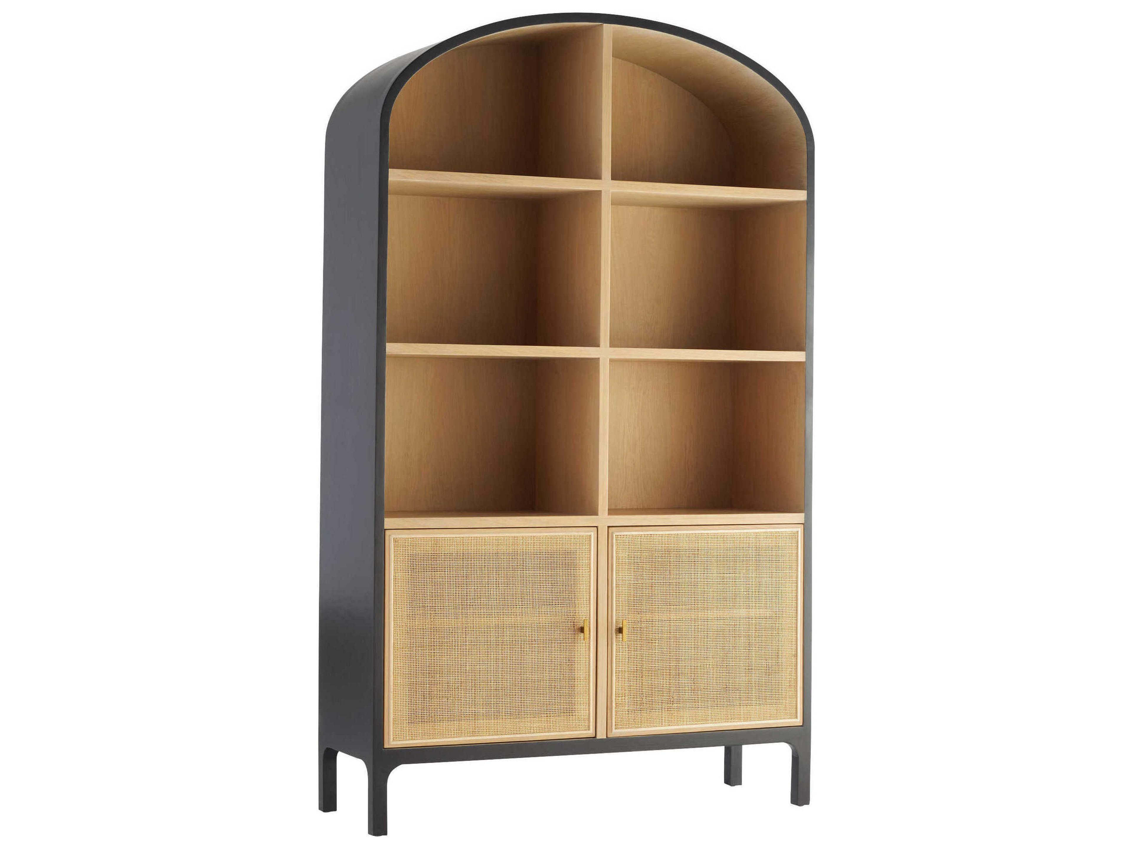 Lamu Oak Wood Display Cabinet