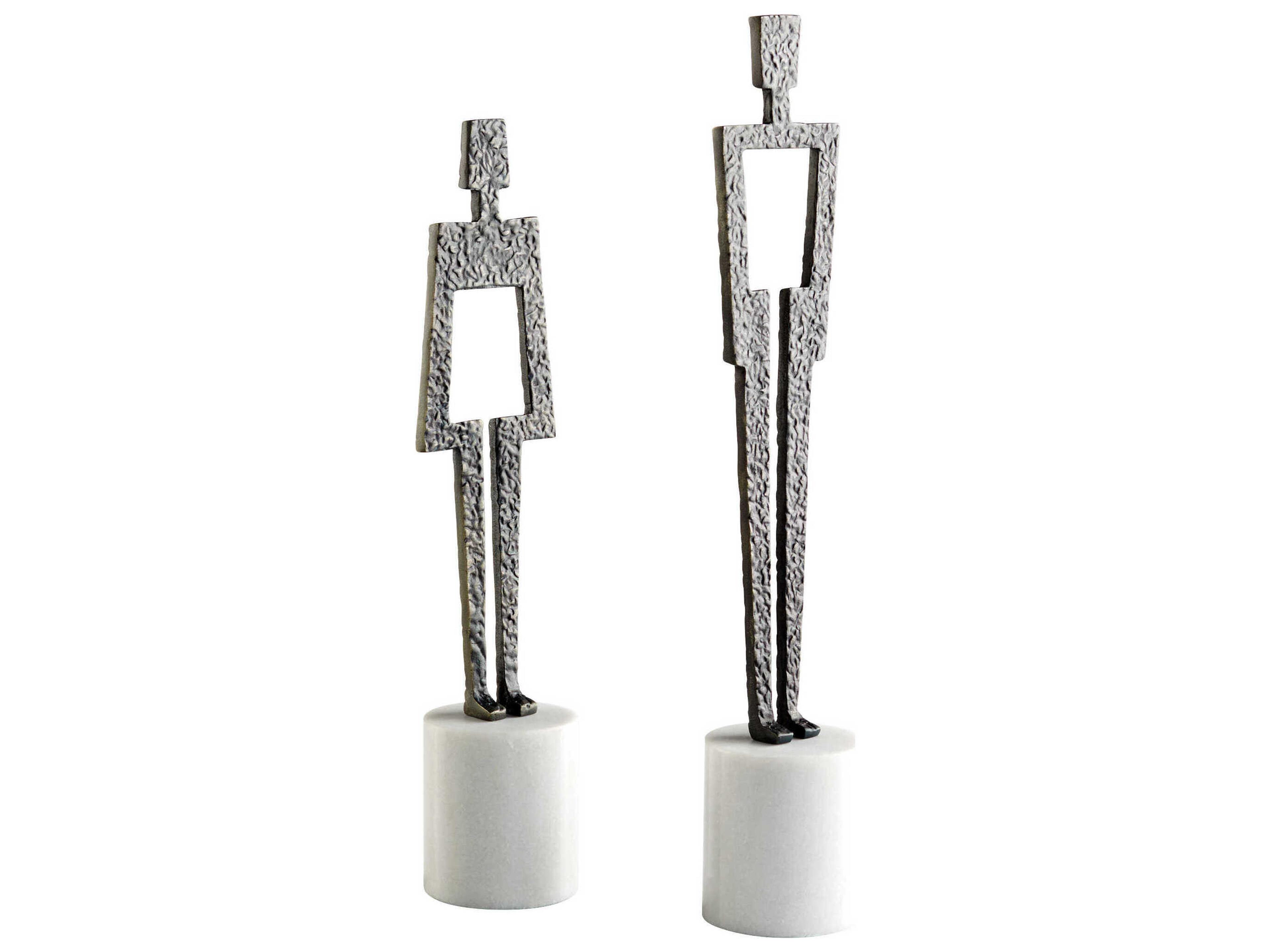 Cyan Design Black White Benedict Sculpture