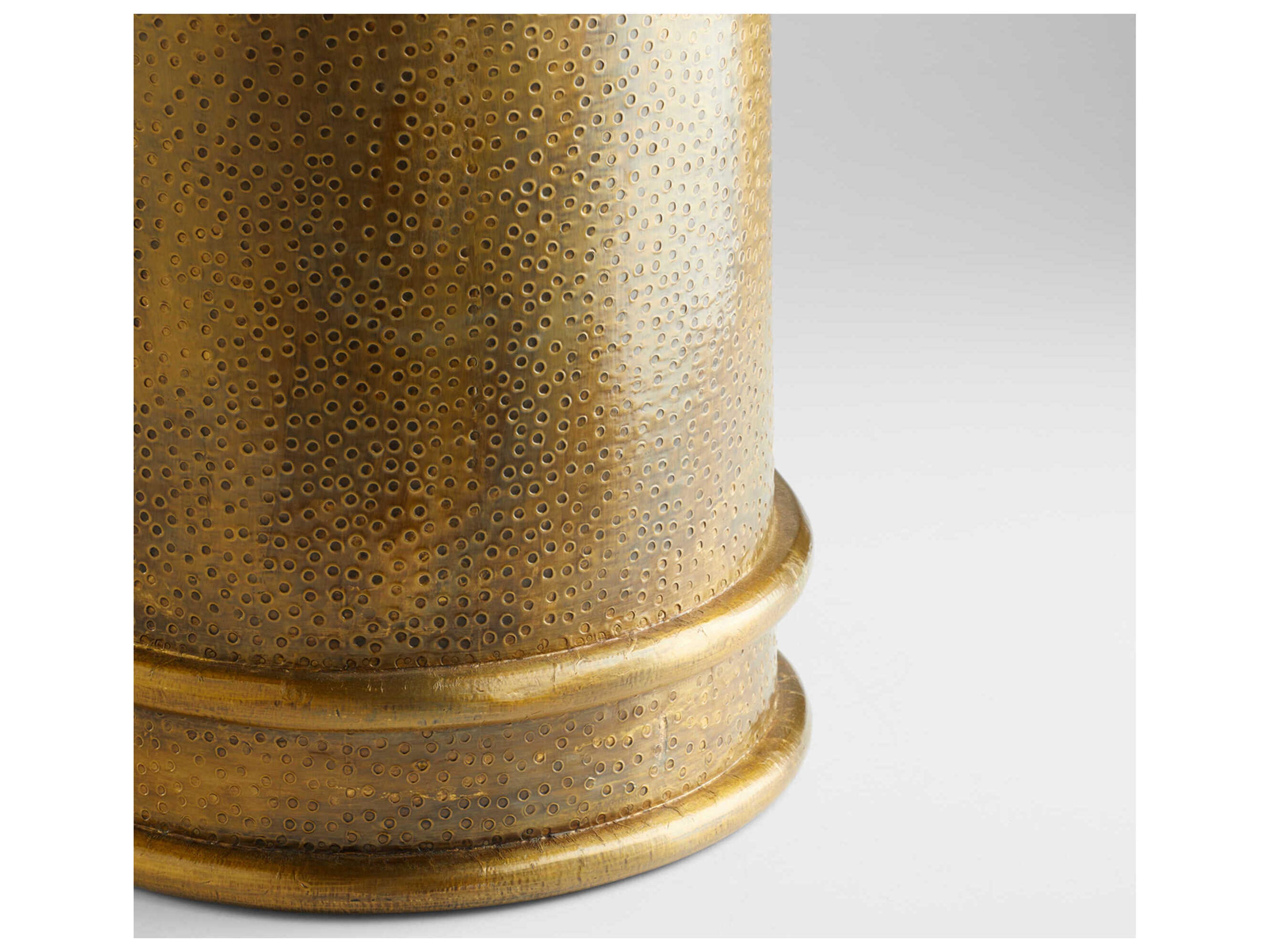 Cyan Design Gavel Round Wood End Table