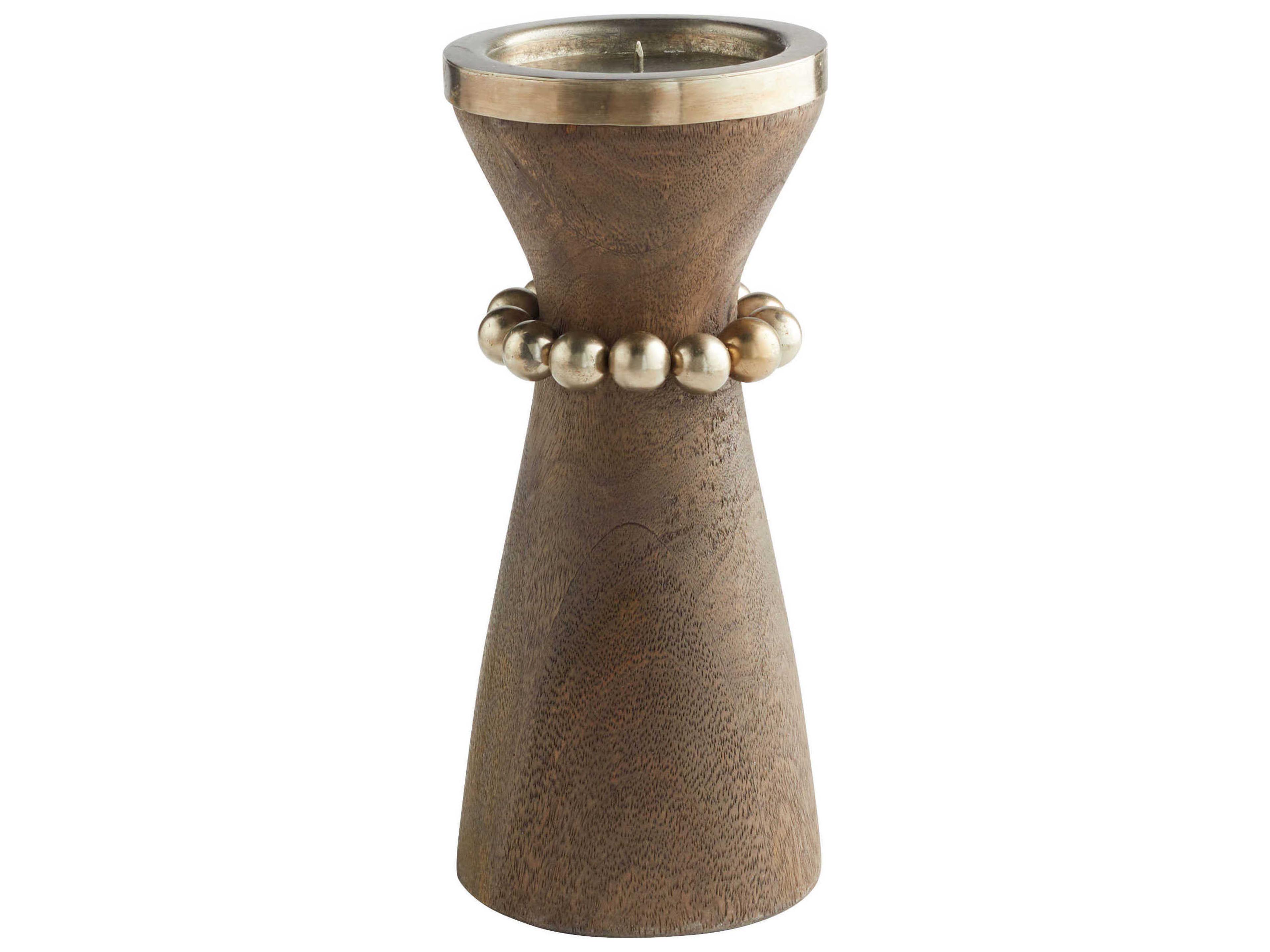 Antique Silver Parvati Candleholder