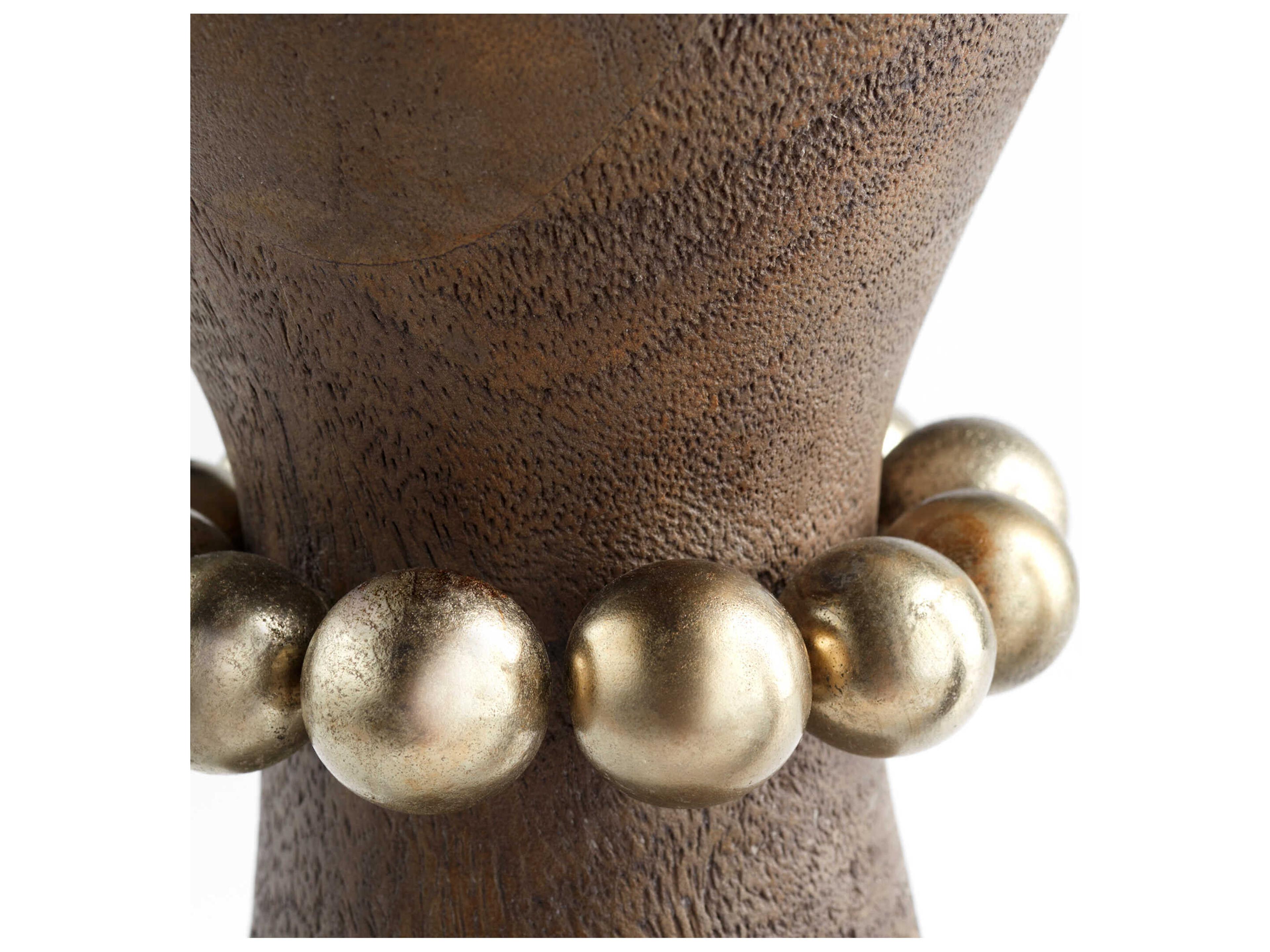 Cyan Design Antique Silver Parvati Candleholder