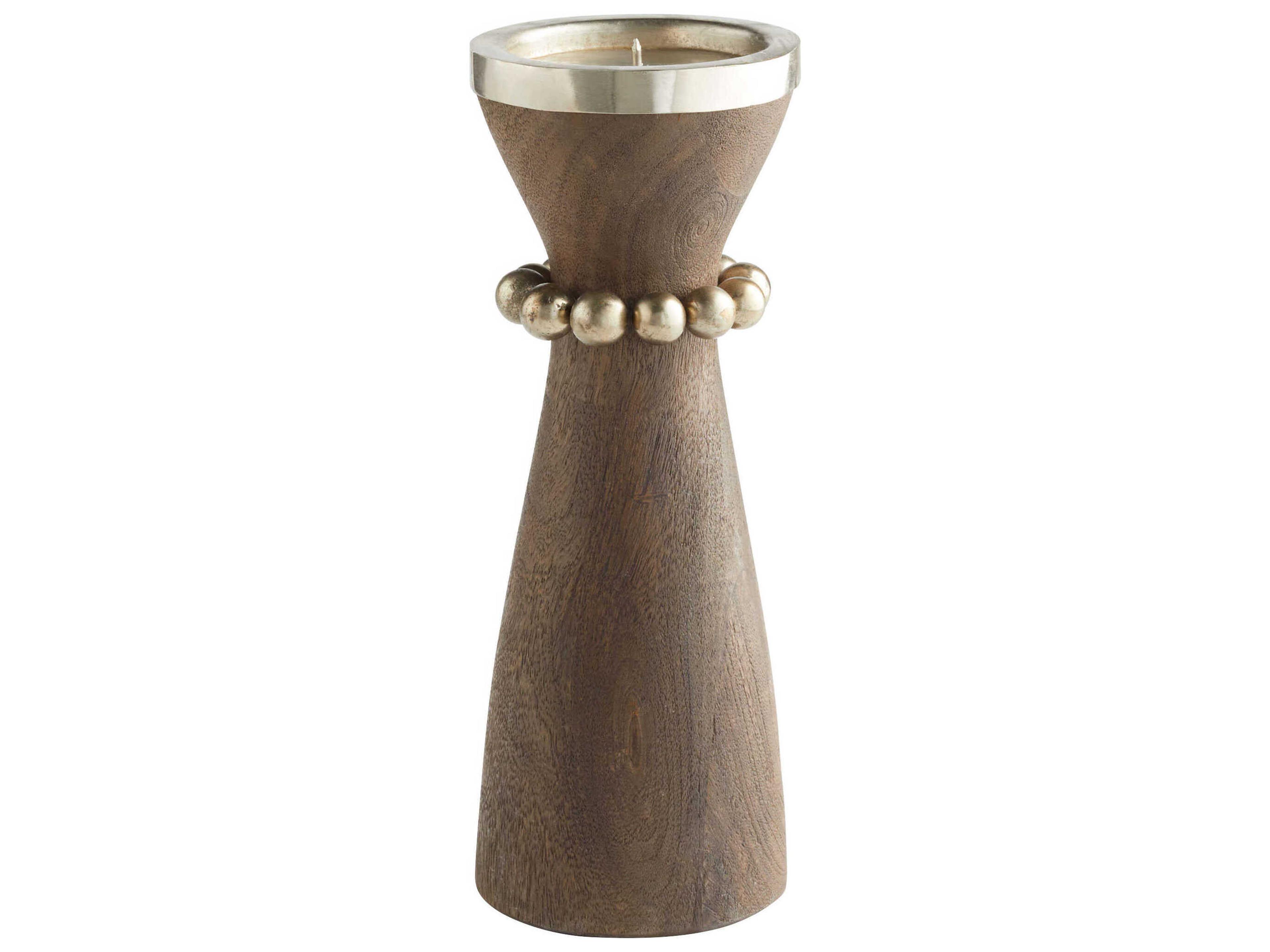 Antique Silver Parvati Candleholder