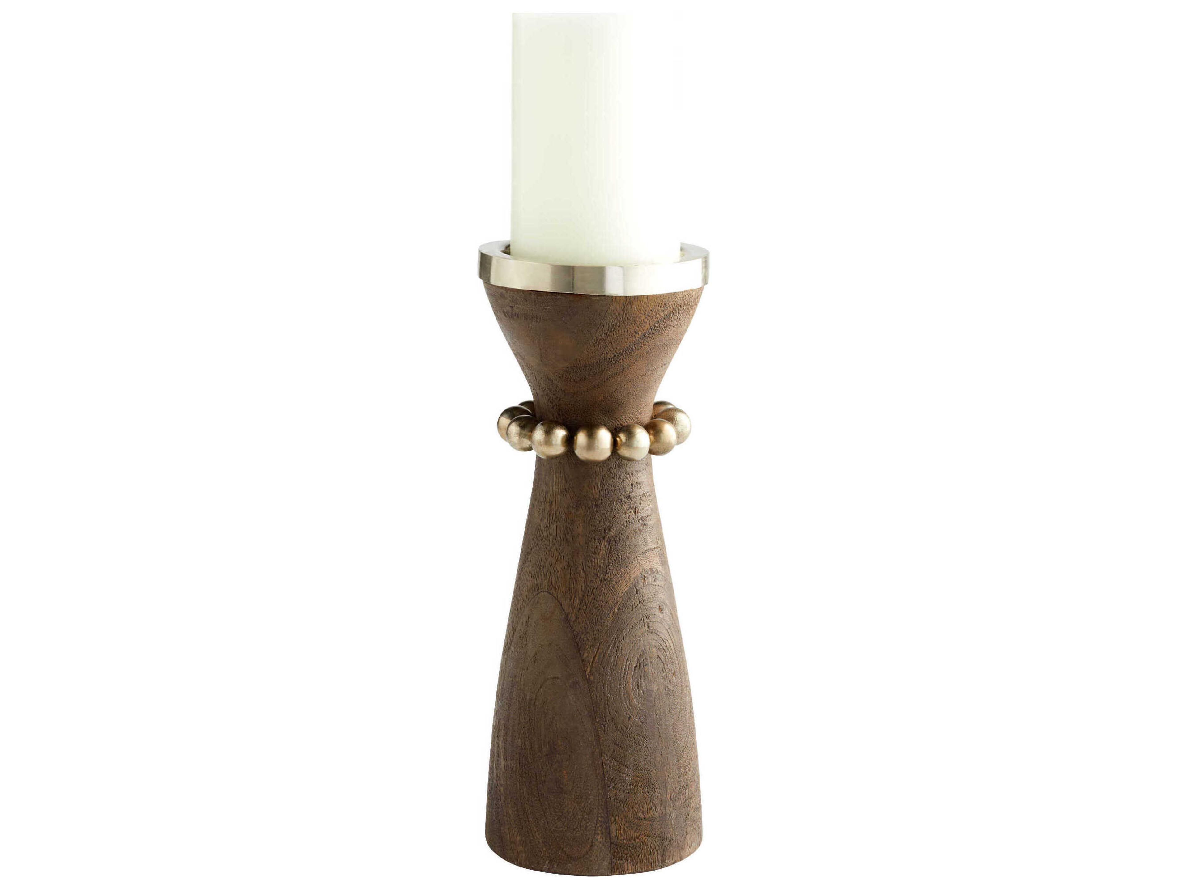 Cyan Design Antique Silver Parvati Candleholder