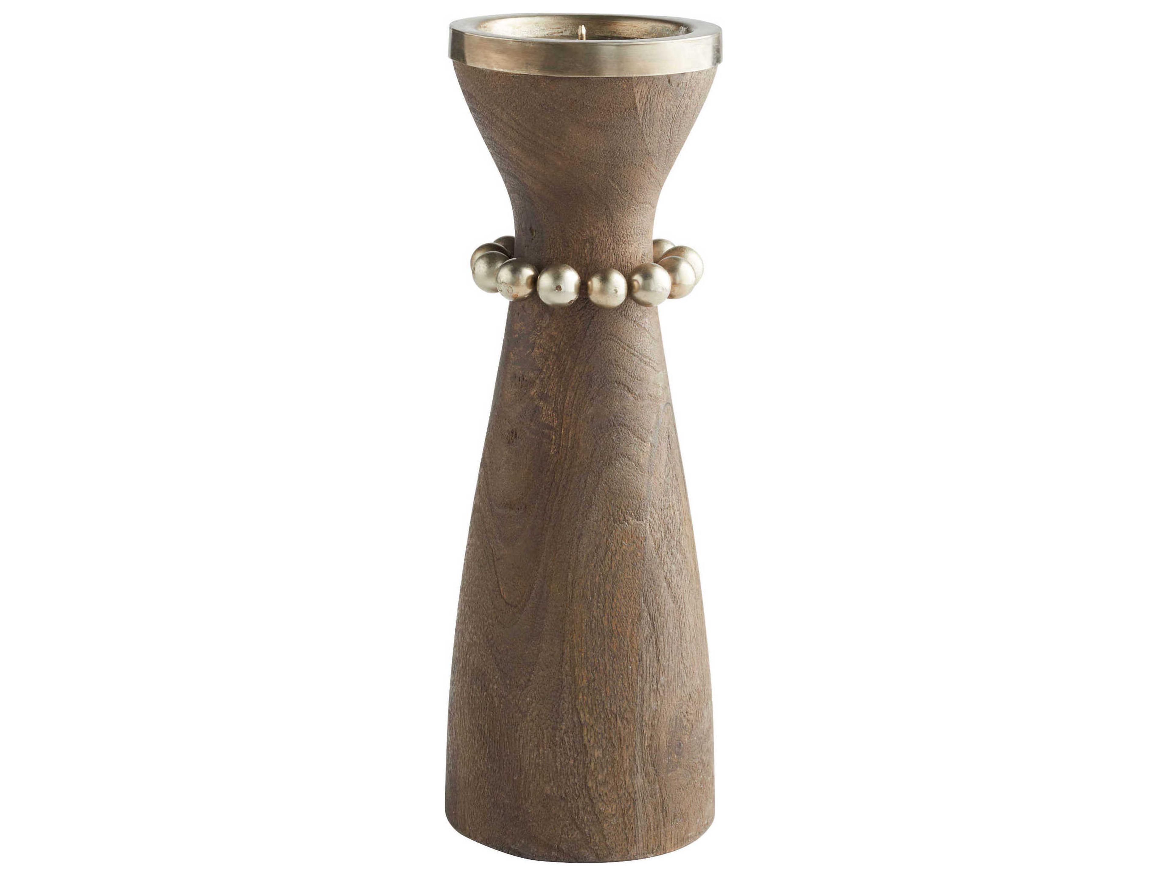 Antique Silver Parvati Candleholder