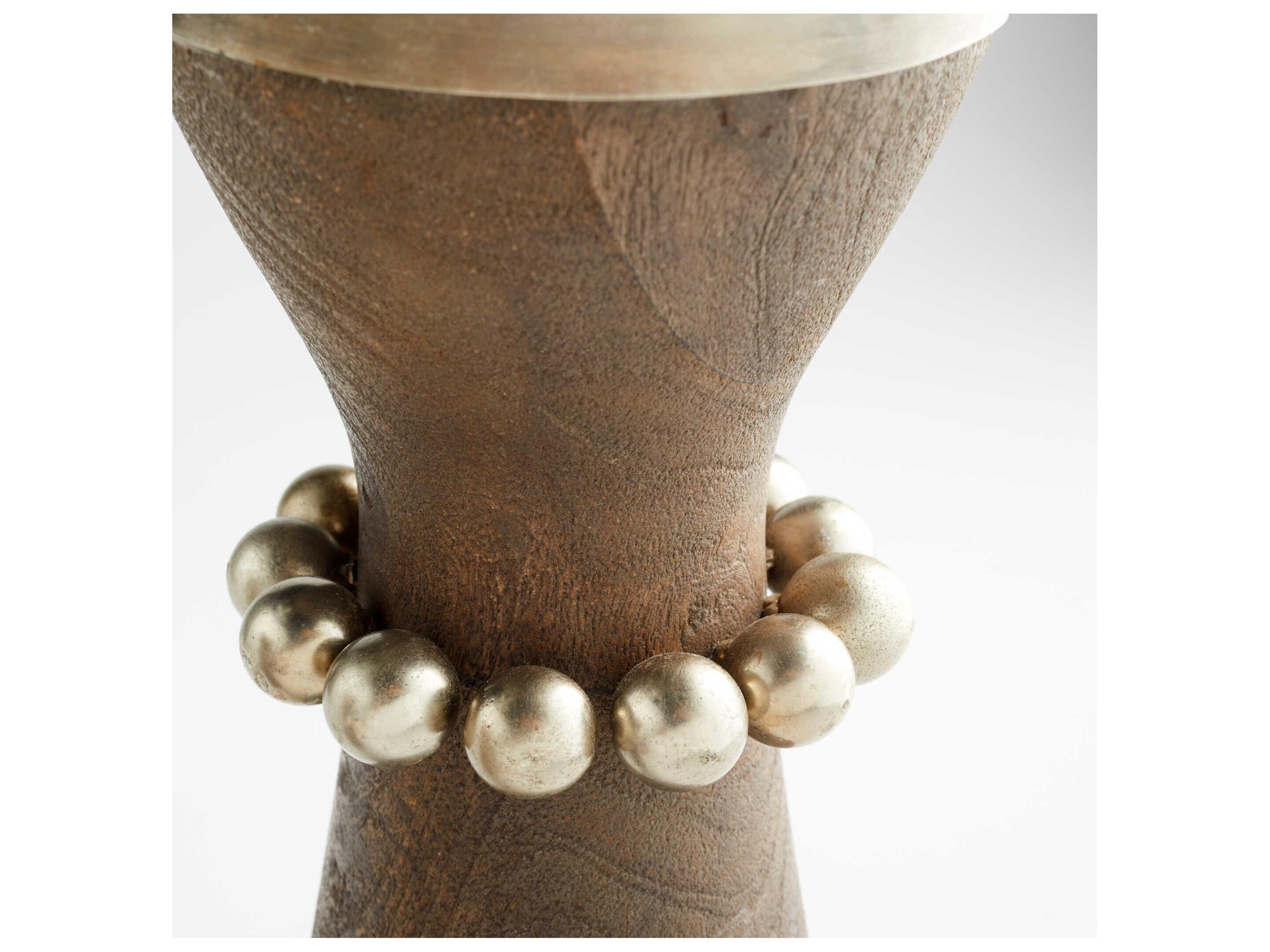 Cyan Design Antique Silver Parvati Candleholder