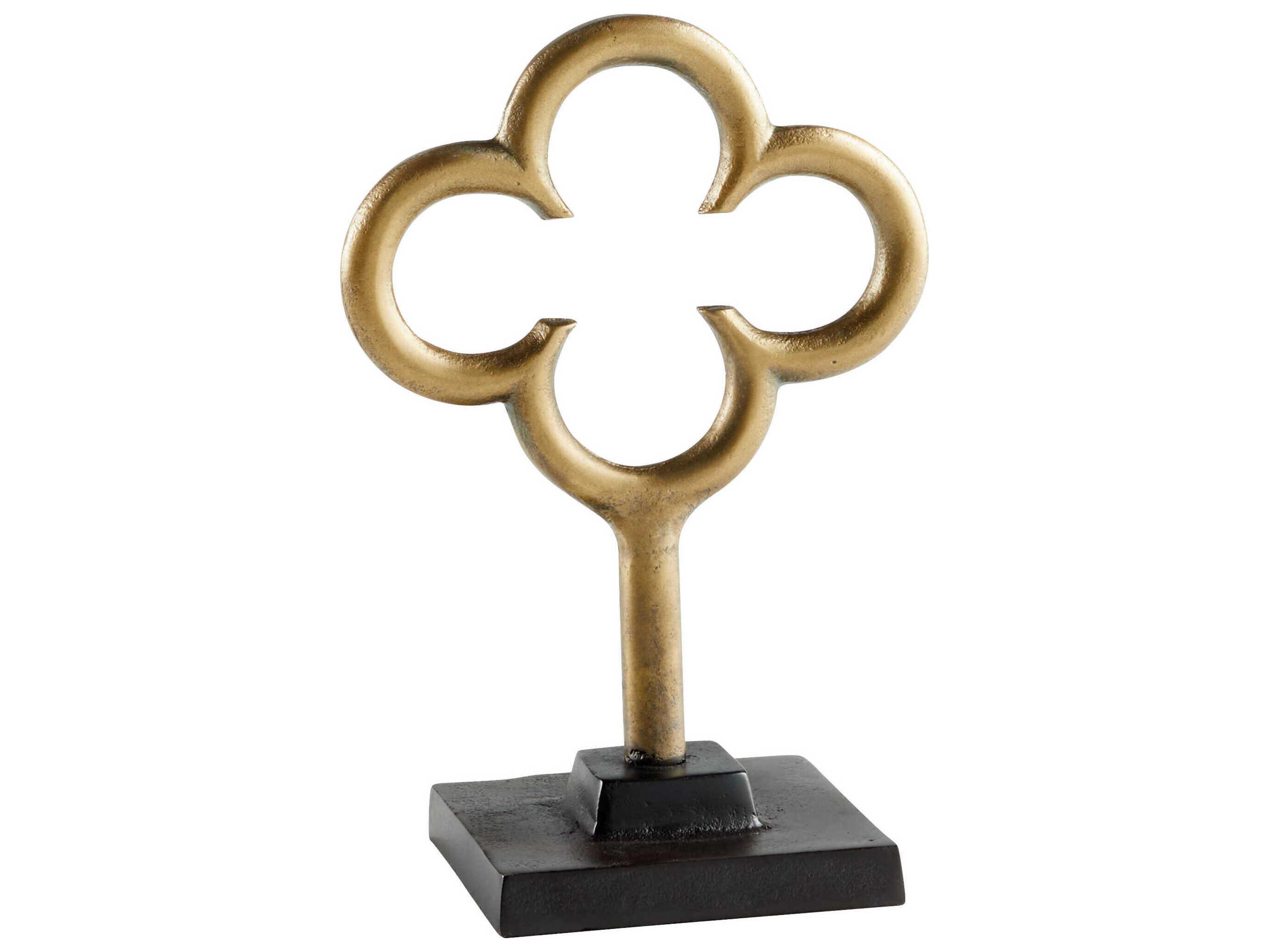 Cyan Design Antique Brass Folium Sculpture