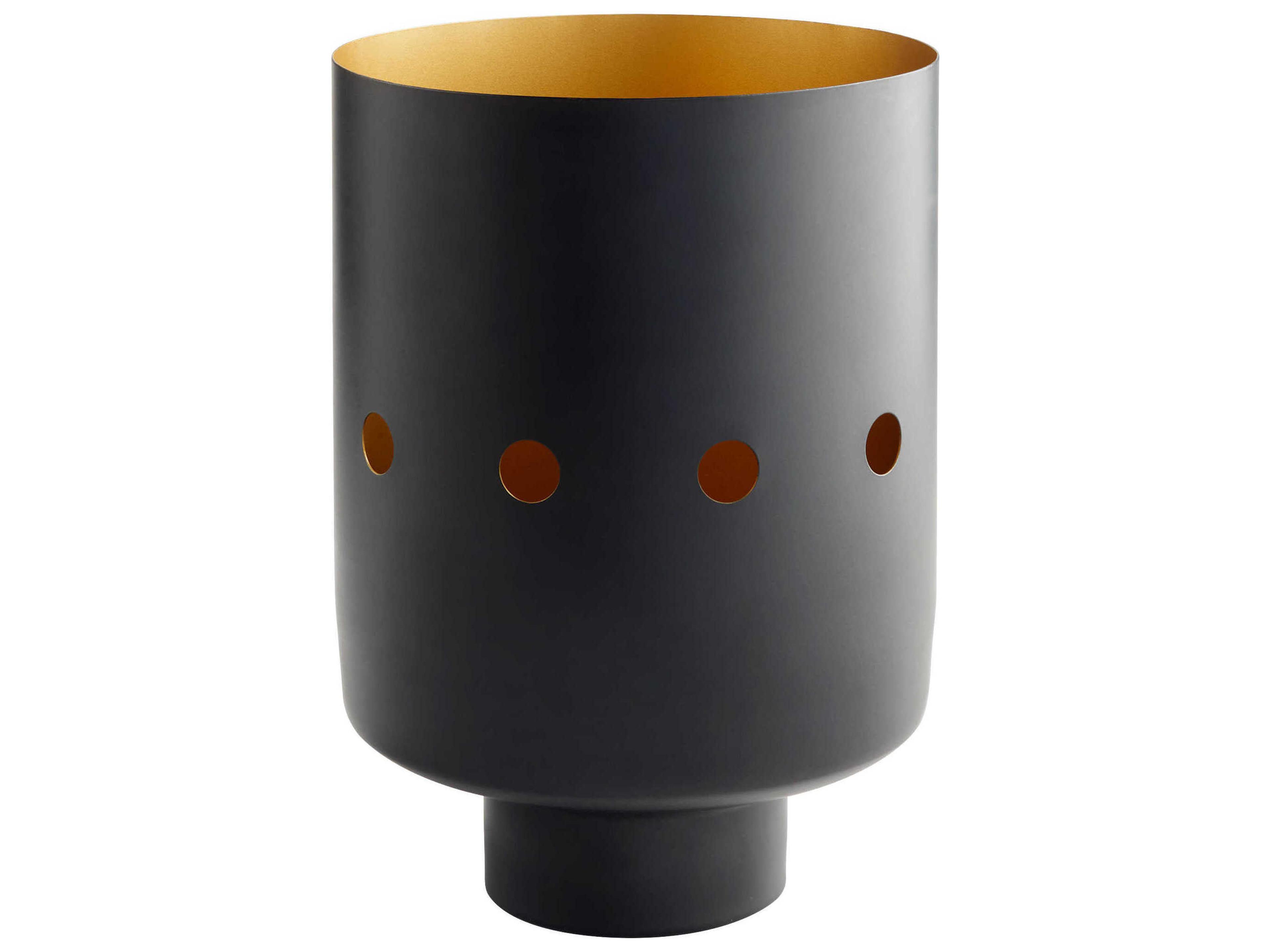 Cyan Design Black Brass Naktis Vase