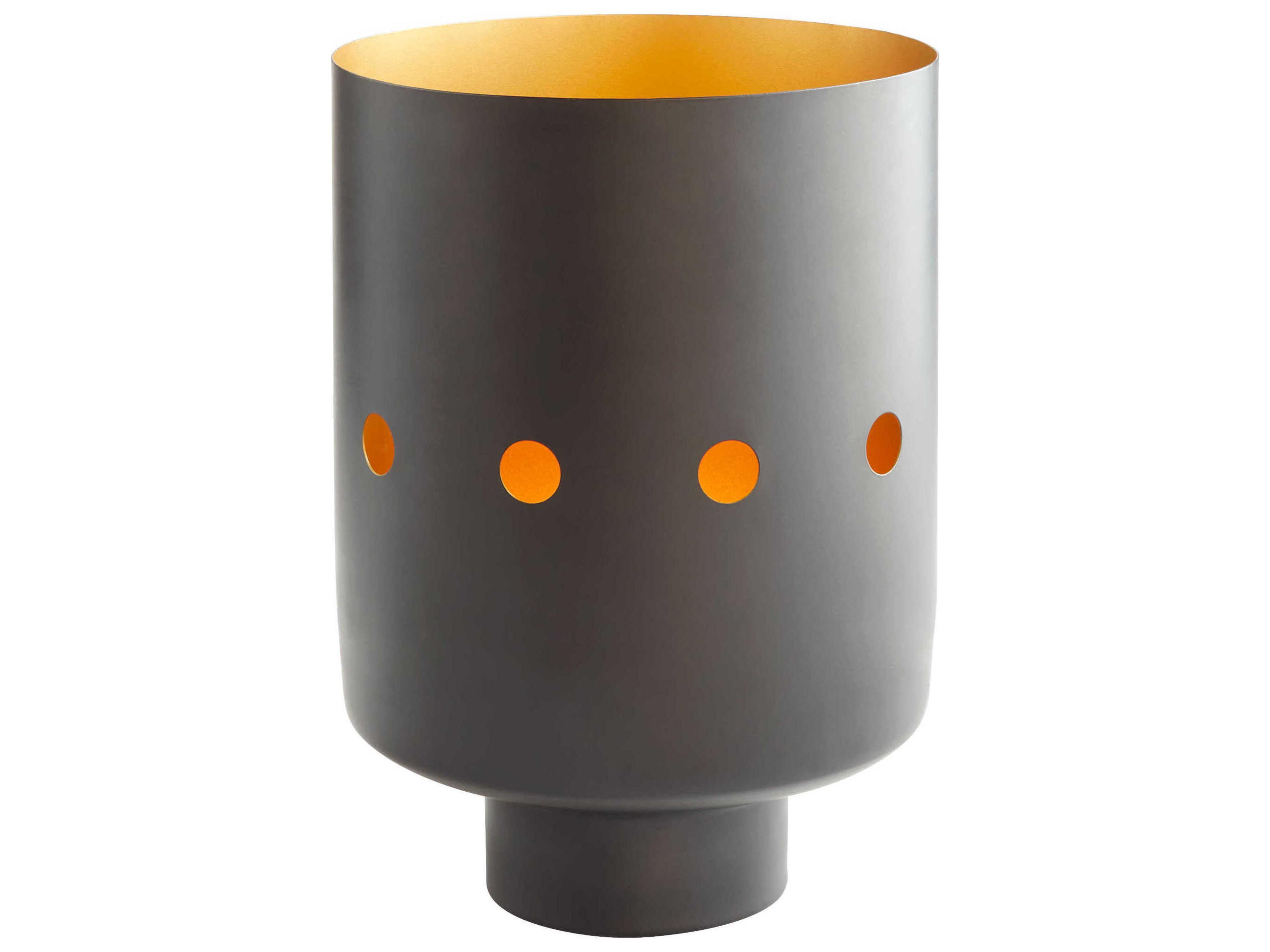 Cyan Design Black Brass Naktis Vase