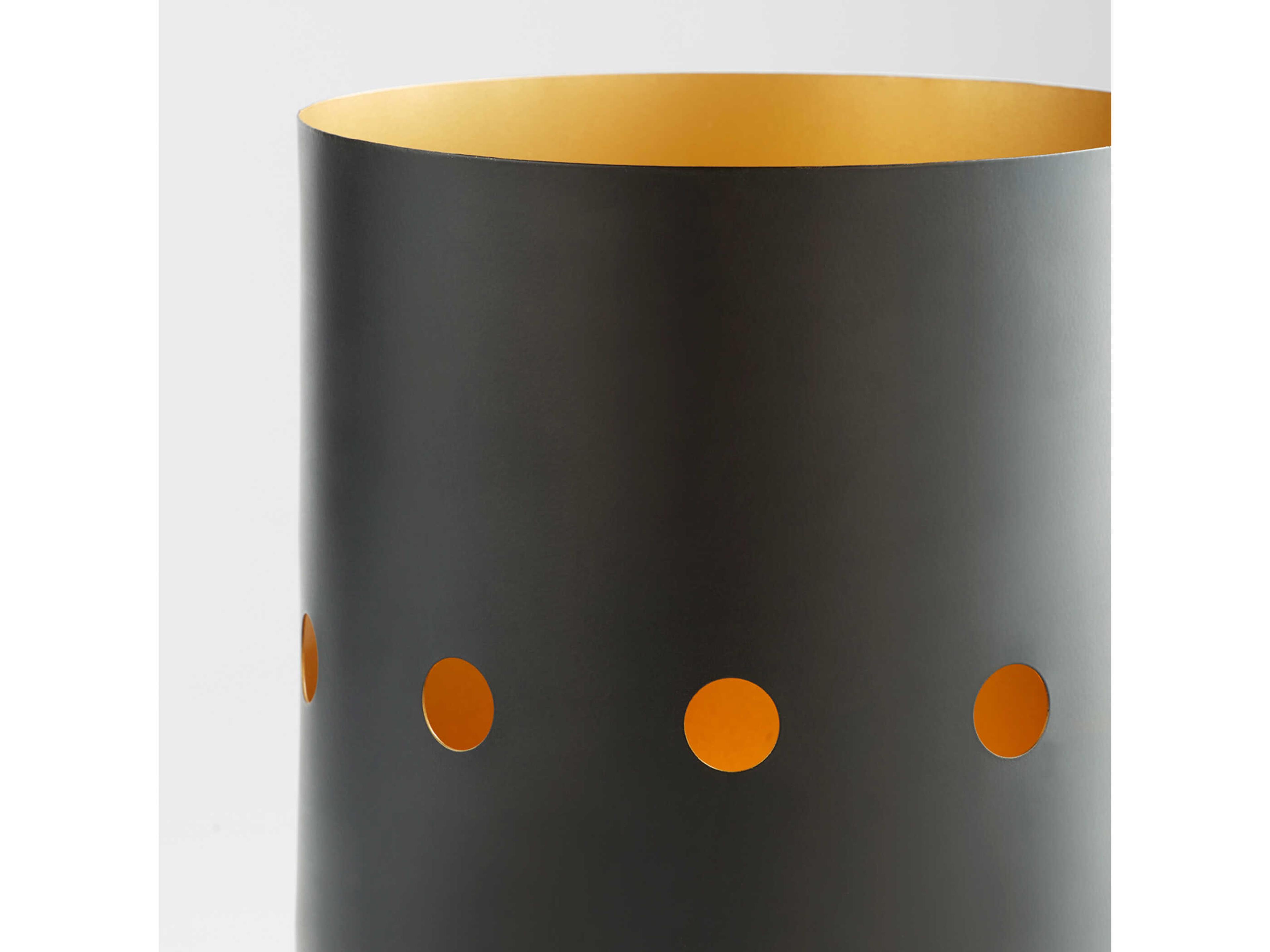 Cyan Design Black Brass Naktis Vase