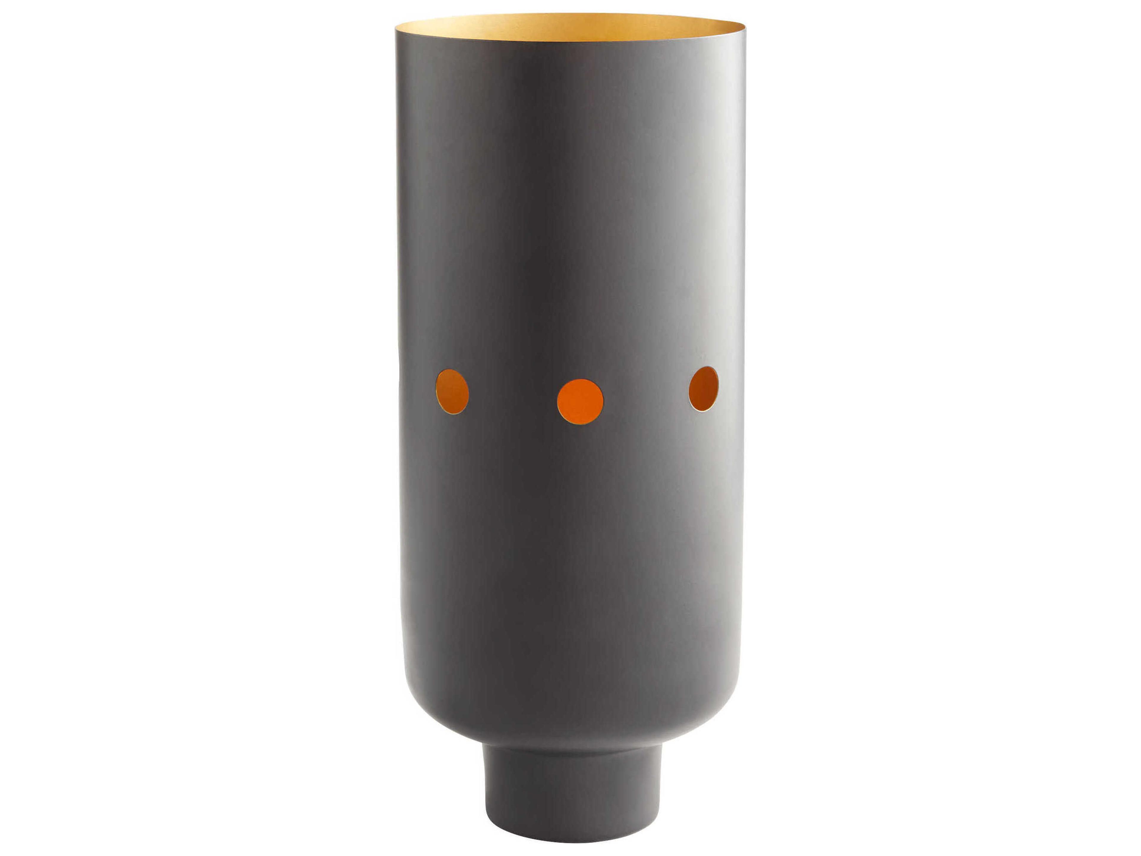 Cyan Design Black Brass Naktis Vase