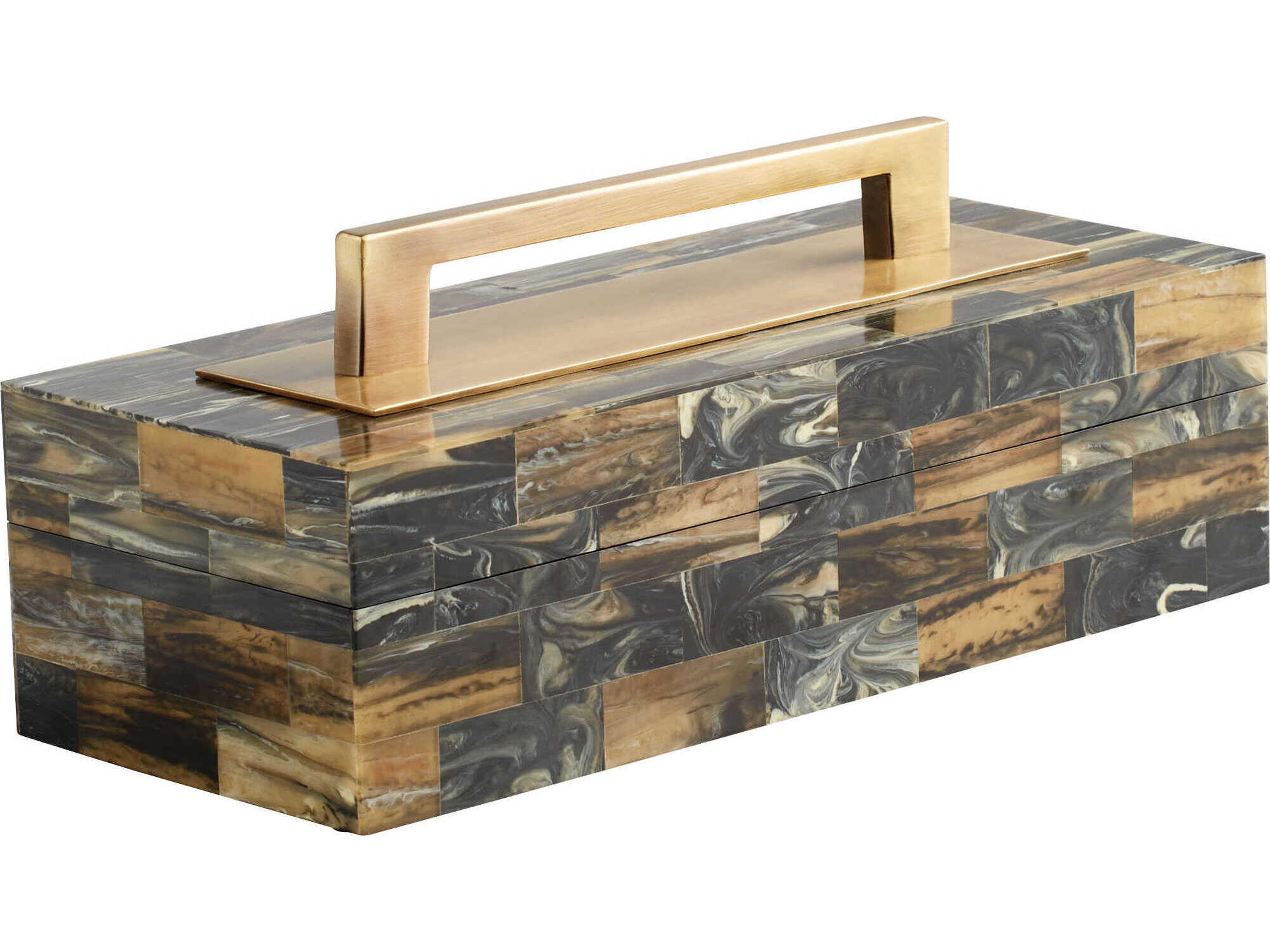 Cyan Design Antique Brass Cairo Box Iron