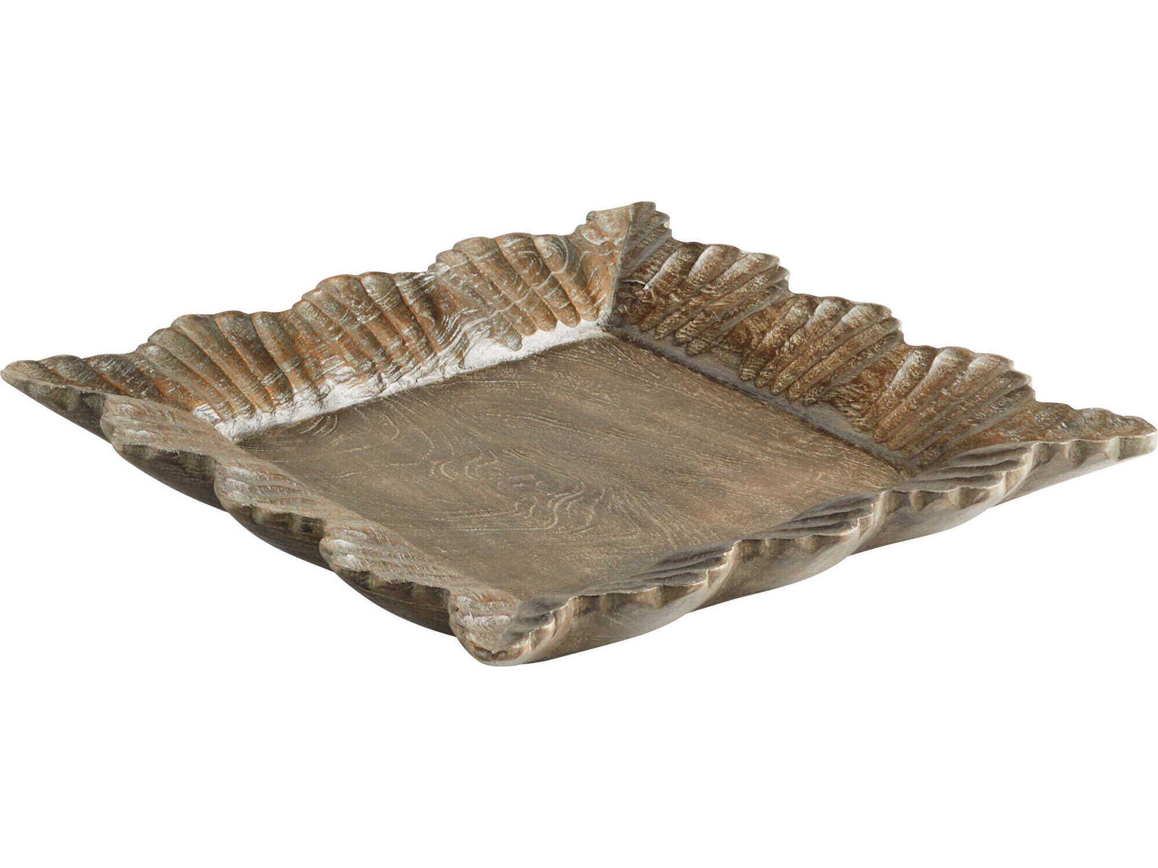 Limed Mango Wood Lorenza Serving Tray
