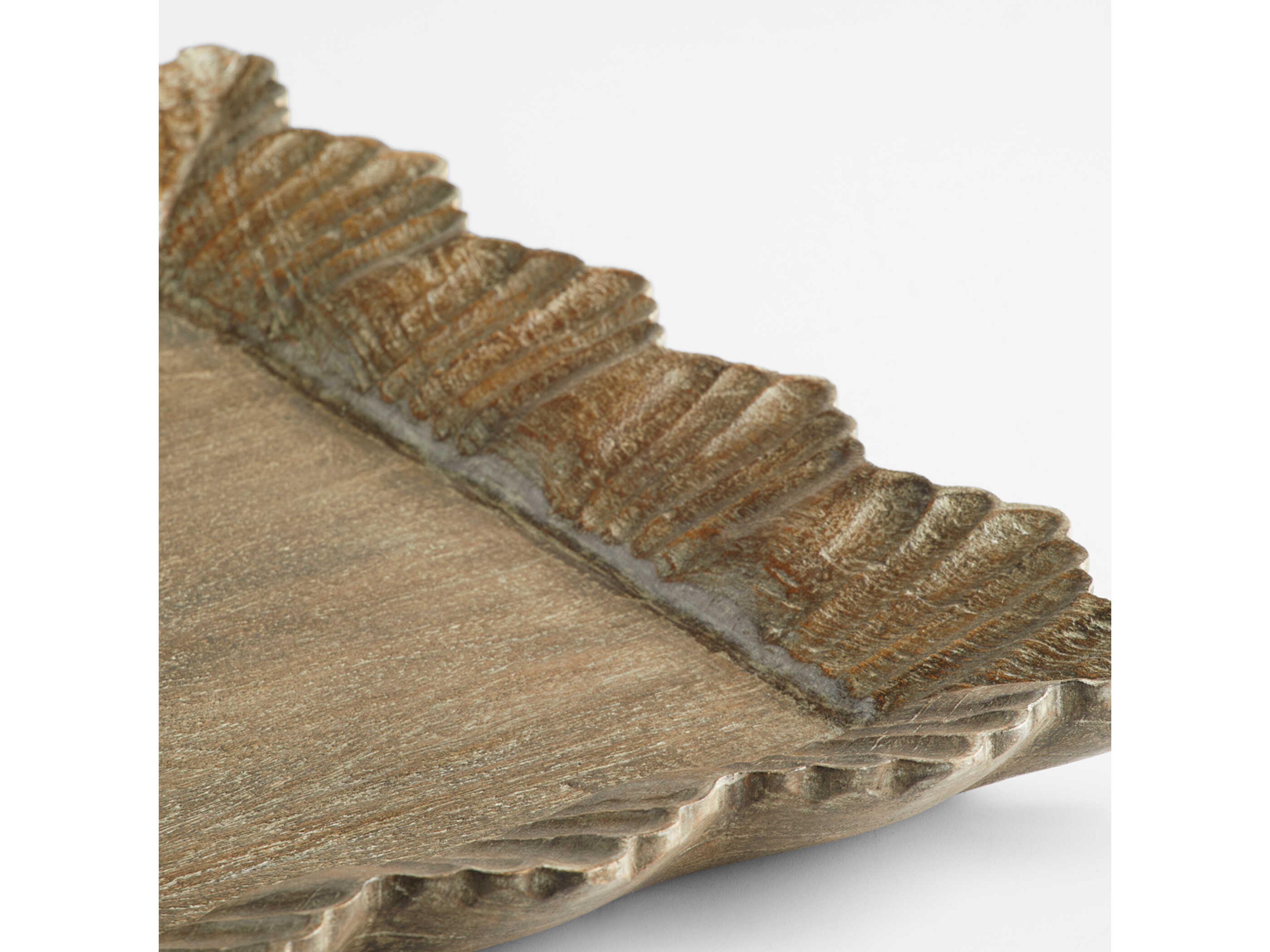 Cyan Design Limed Mango Wood Lorenza Serving Tray